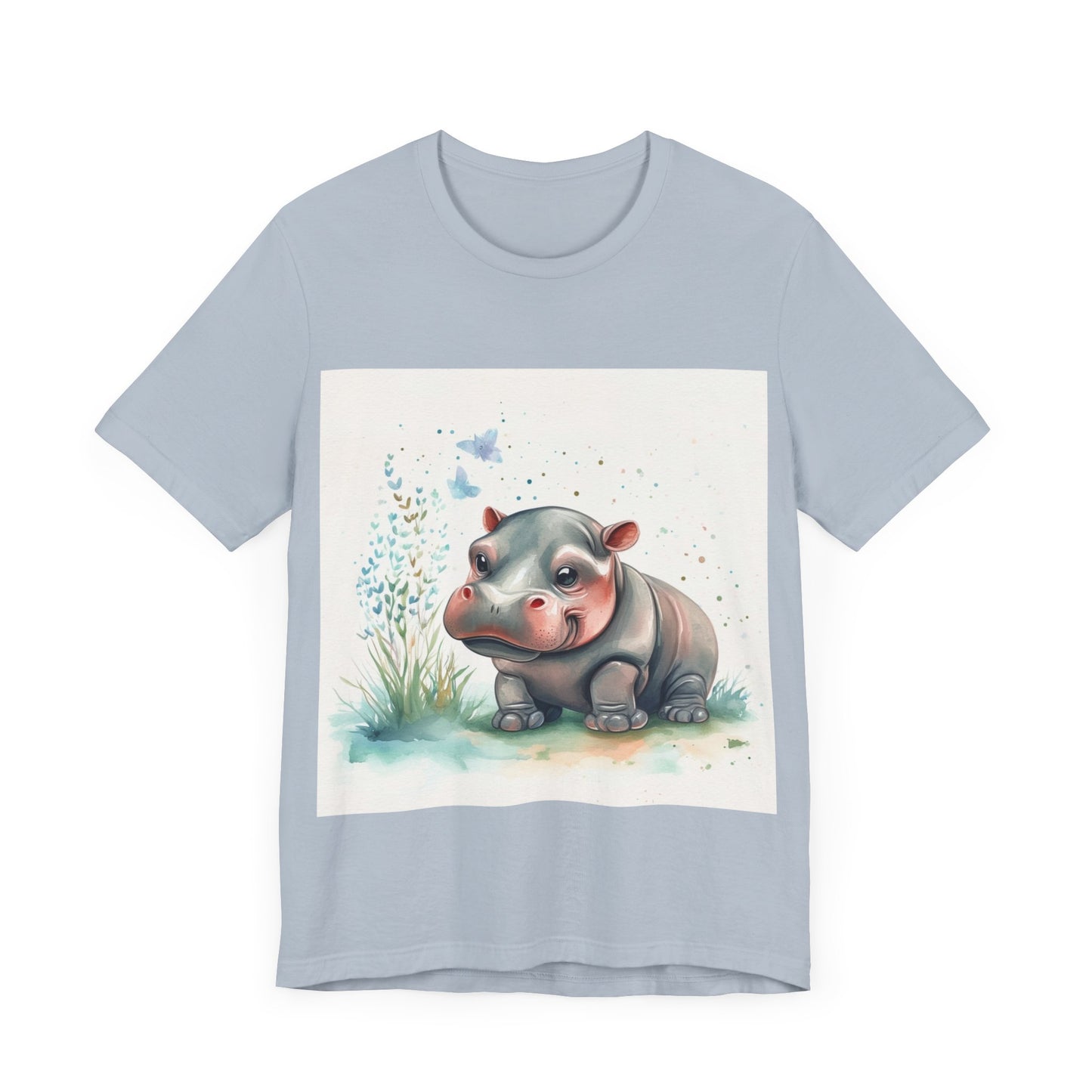 Adorable Hippo Unisex Jersey Short Sleeve Tee