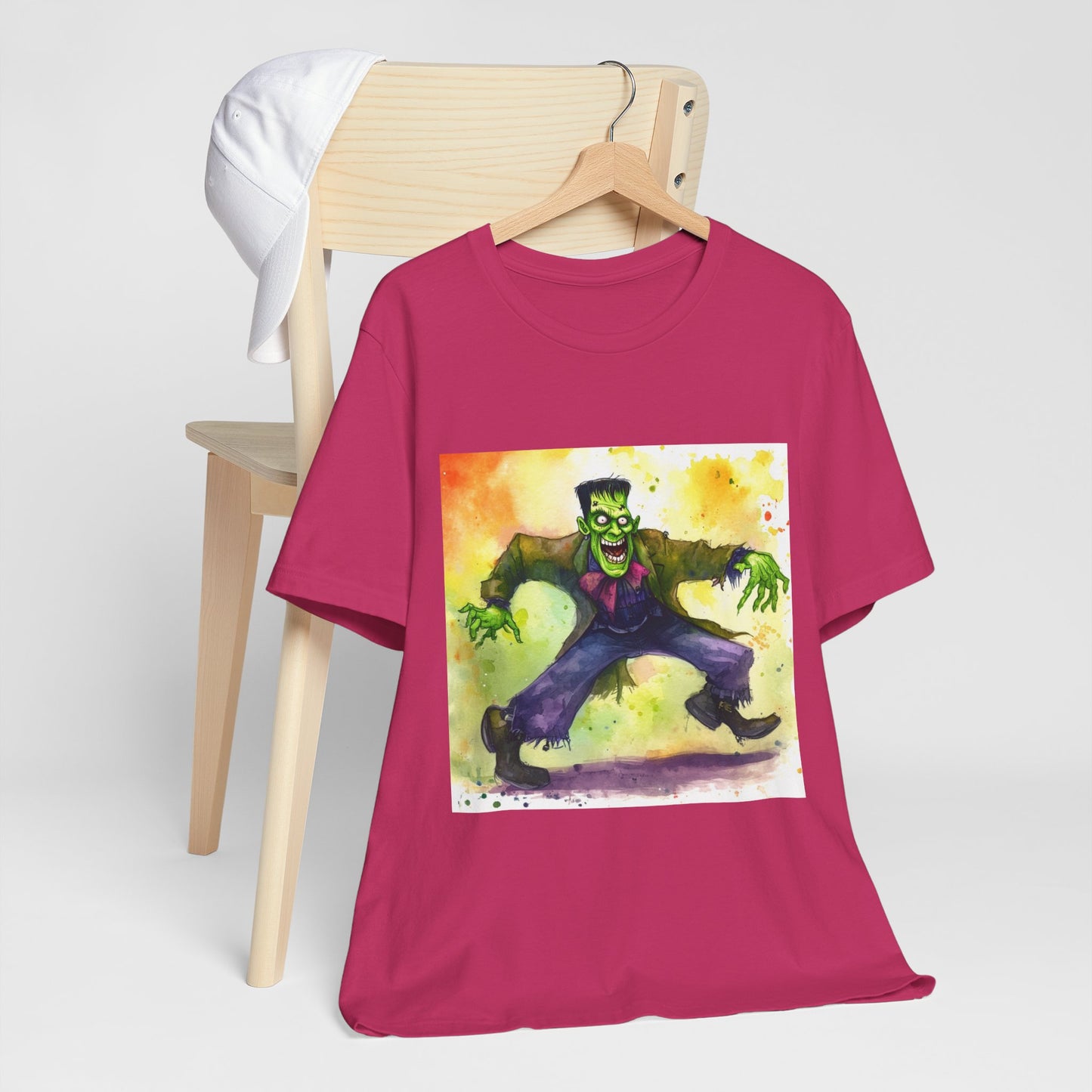 Quirky Frankenstein Unisex Jersey Short Sleeve Tee