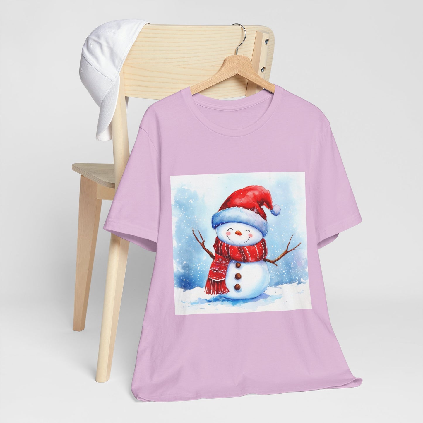 Cute Snowman Unisex Jersey Short Sleeve Tee