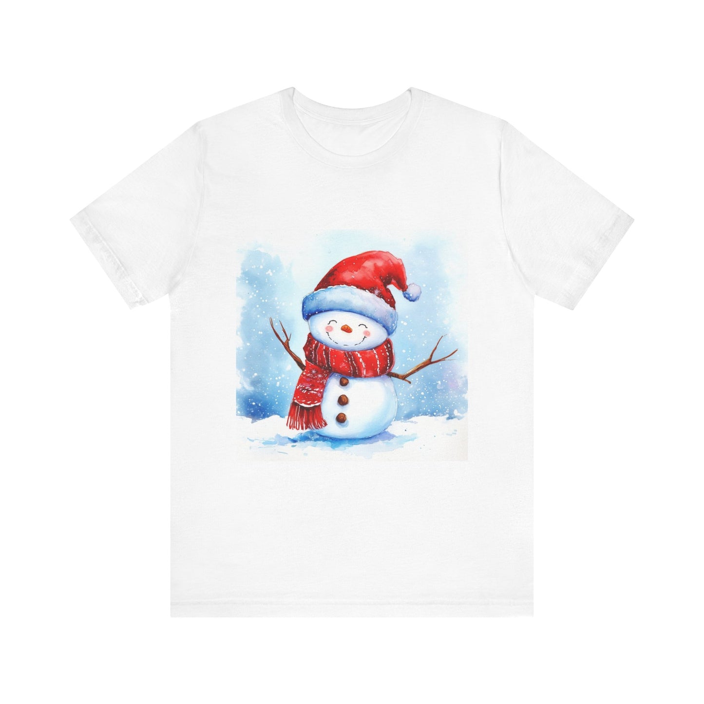 Cute Snowman Unisex Jersey Short Sleeve Tee