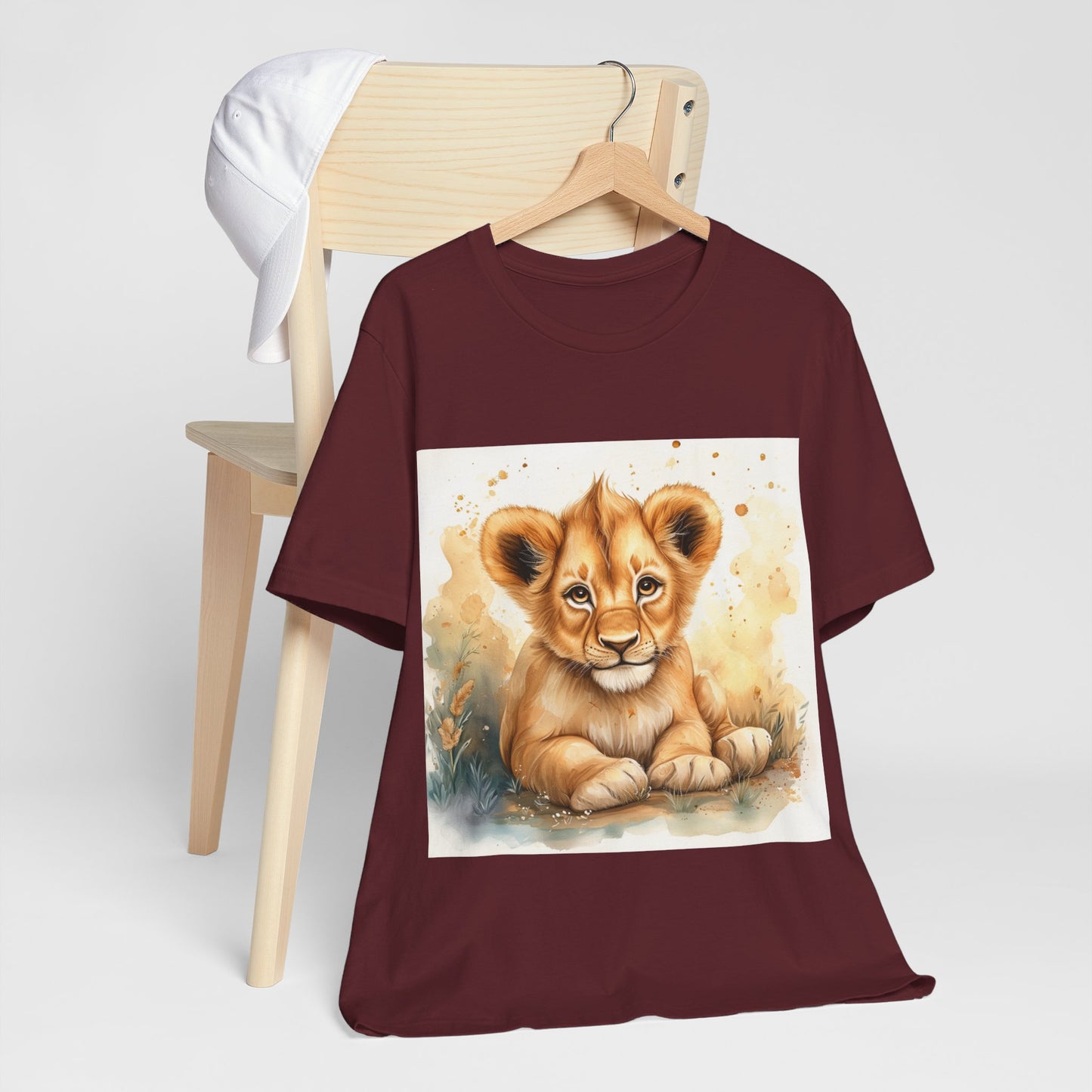 Cute Lion Cub Unisex Jersey Short Sleeve Tee