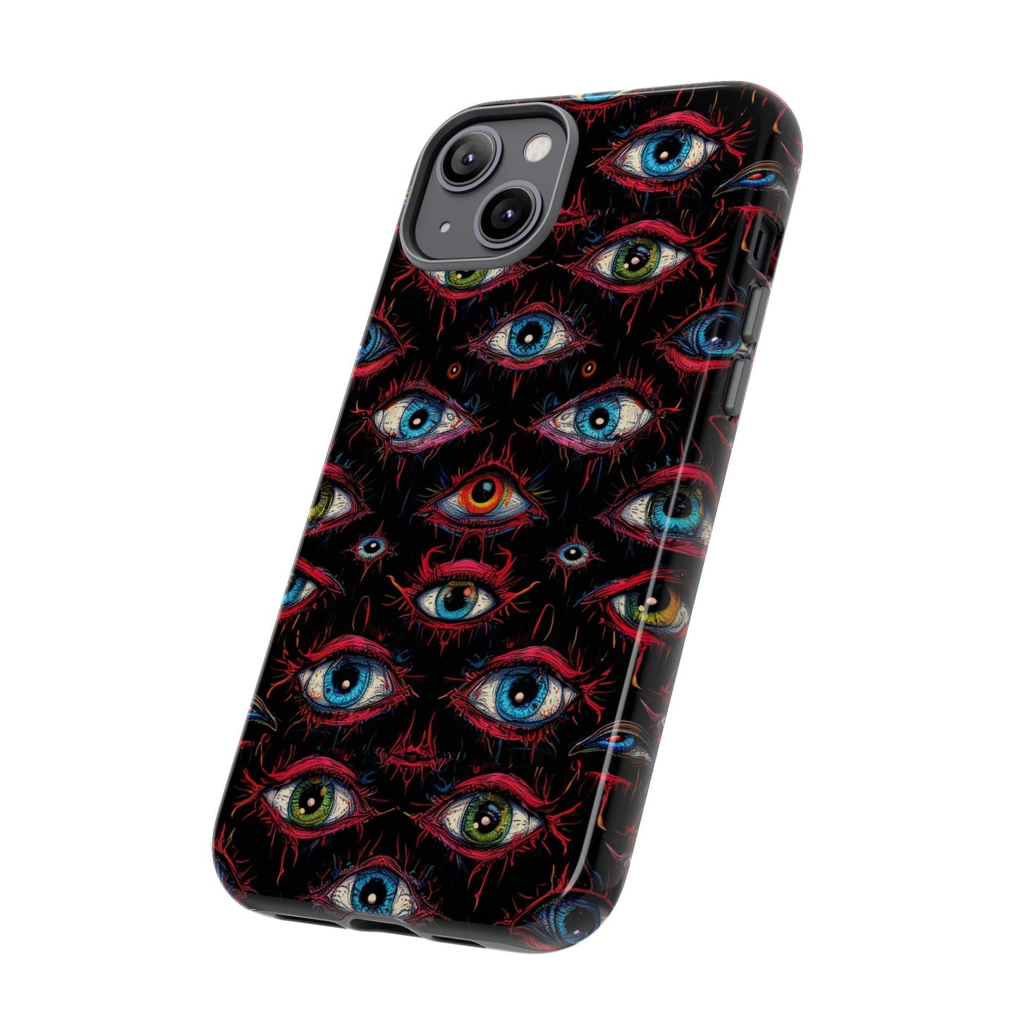 Creepy Eye Pattern Tough Cases