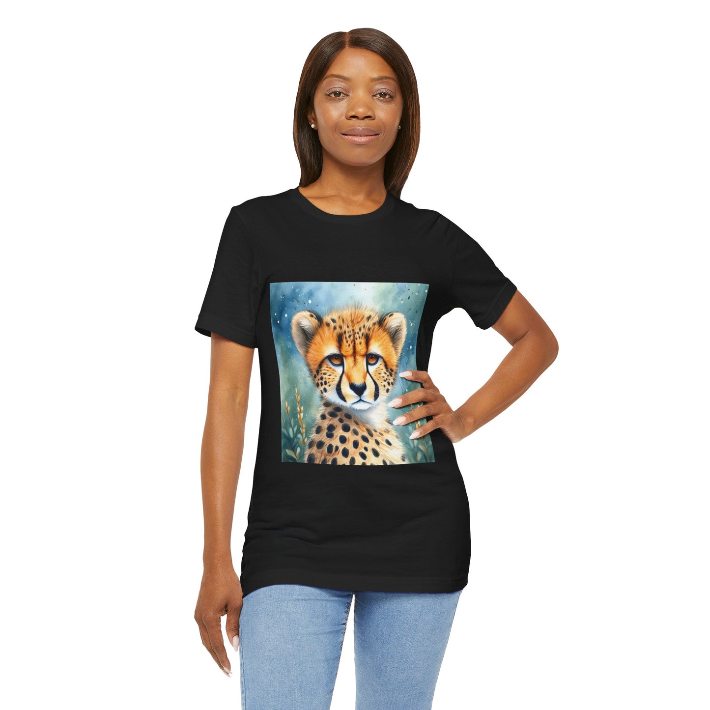 Cheetah Unisex Jersey Short Sleeve Tee