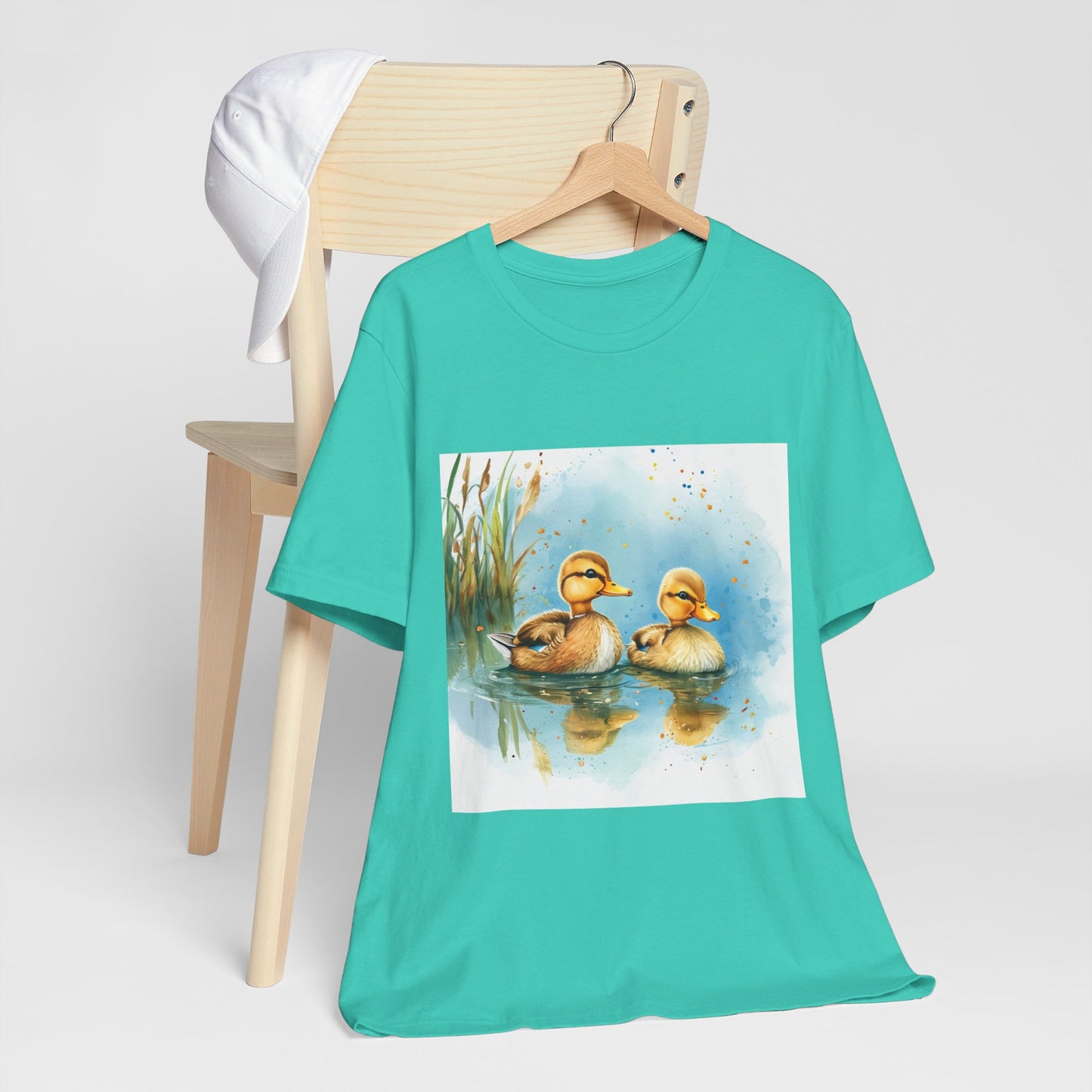 Adorable Baby Mallard Ducks Unisex Jersey Short Sleeve Tee