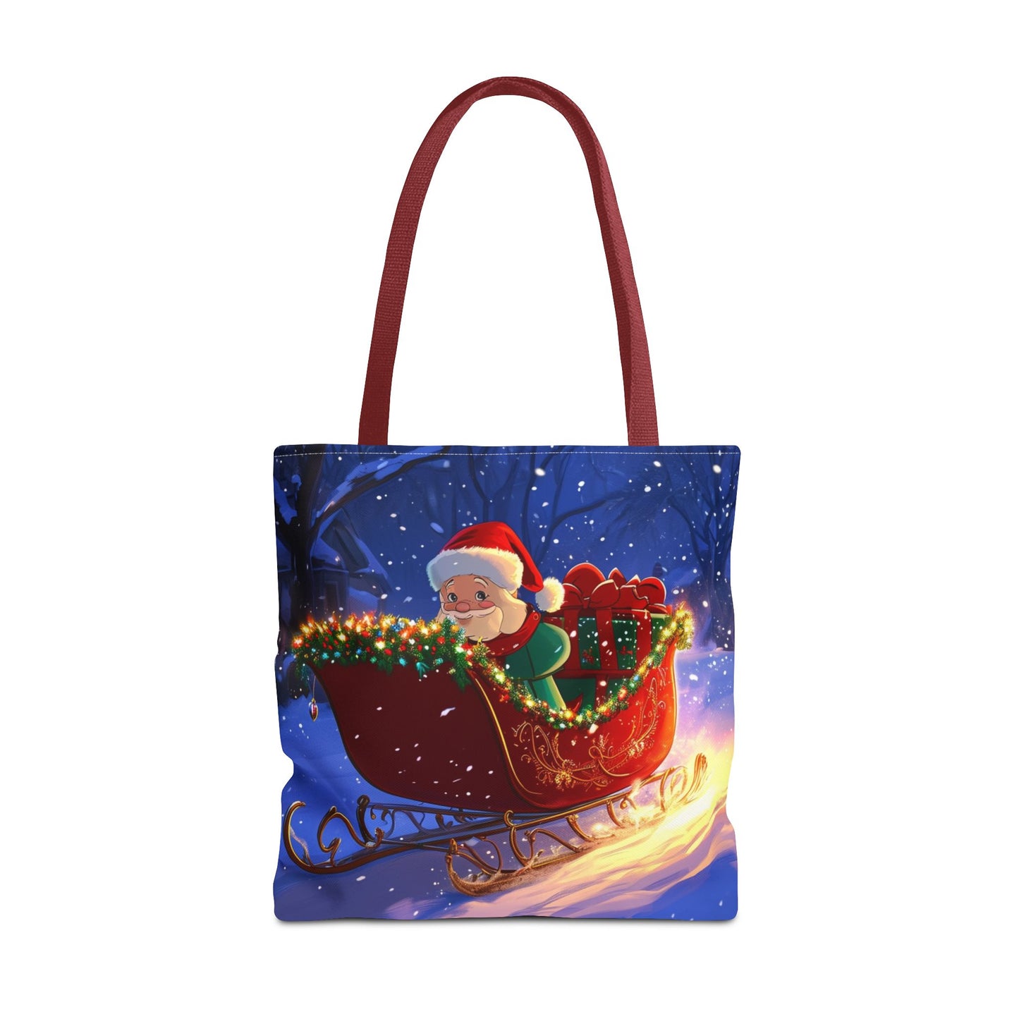 Cute Cartoon Santa Tote Bag (AOP)