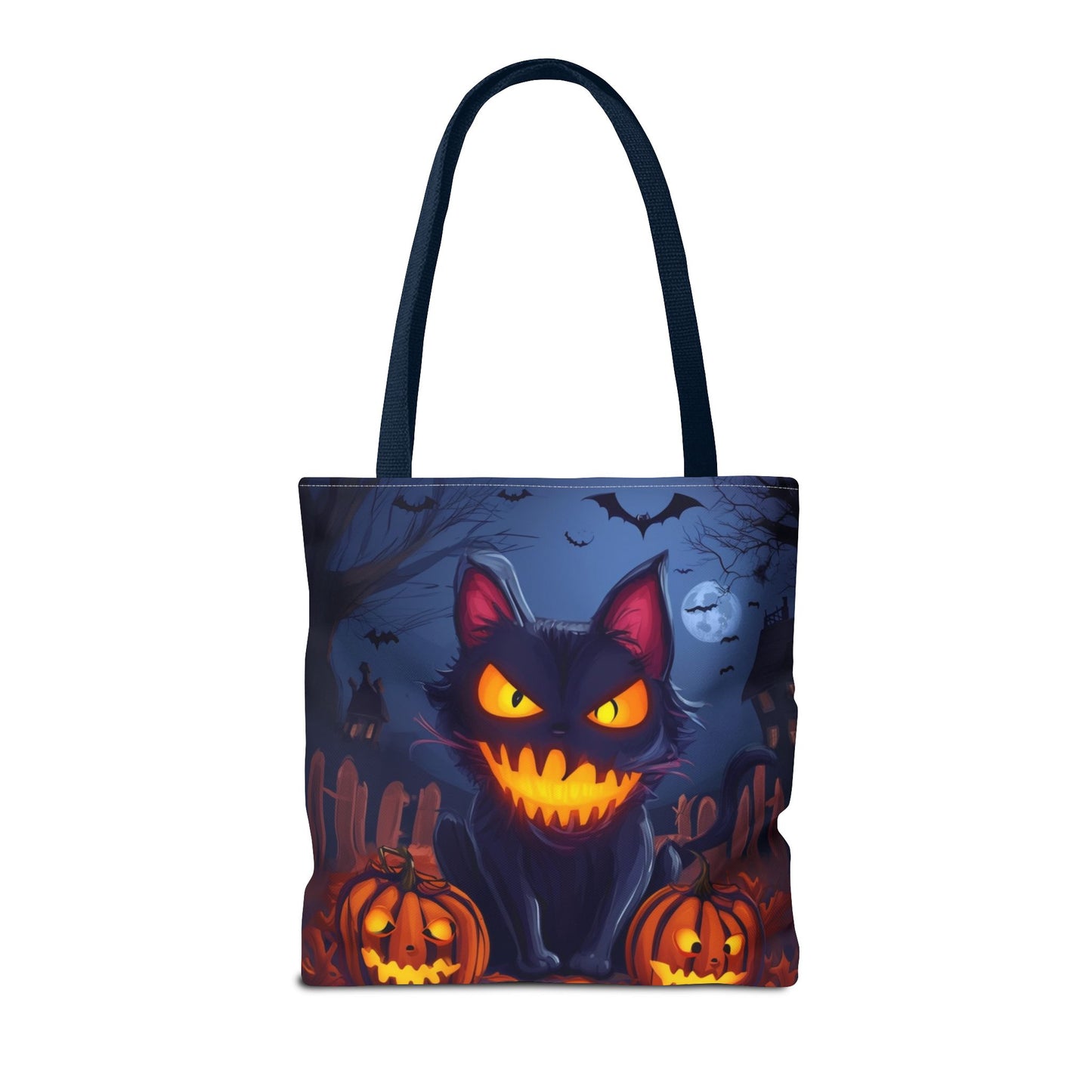 Spooky Cat Tote Bag (AOP)