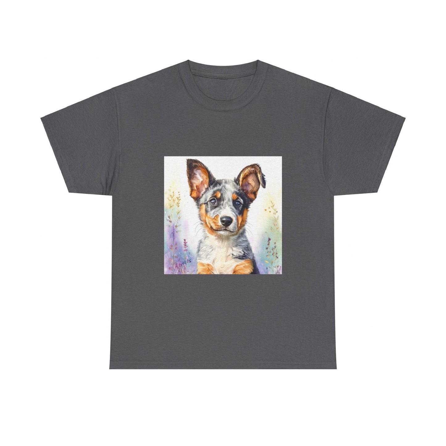 Australian Cattle Dog Puppy Unisex Heavy Cotton Tee