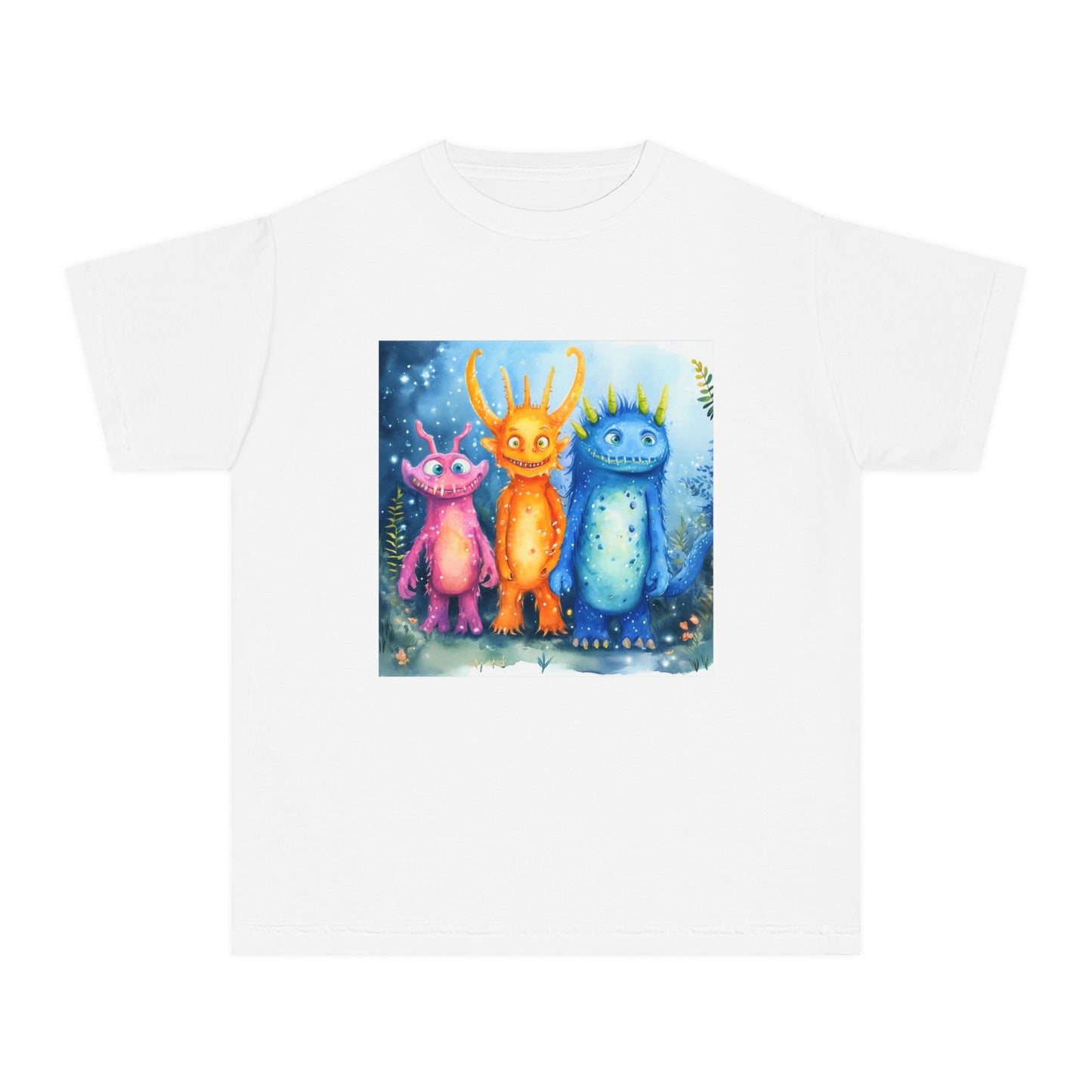 Cute Funny Monsters Youth Midweight Tee