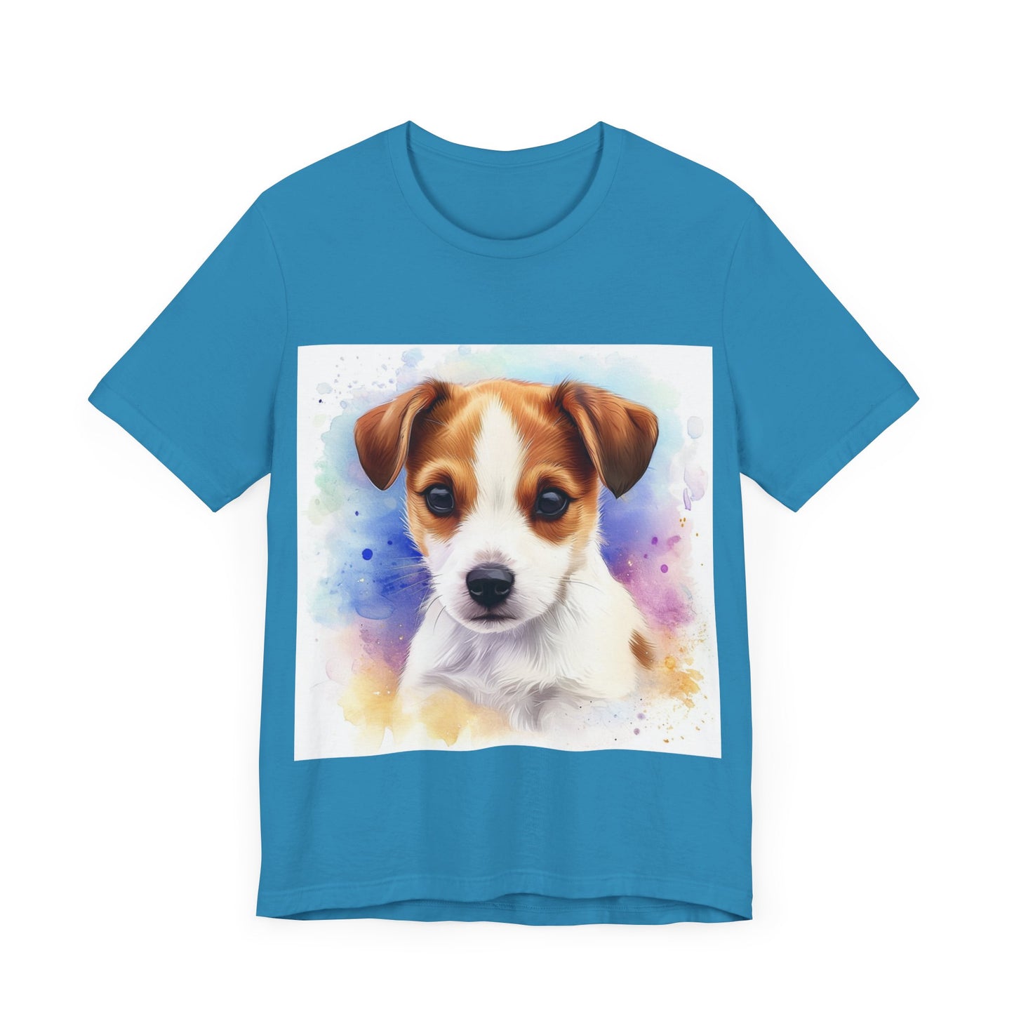 Cute Jack Russell Unisex Jersey Short Sleeve Tee