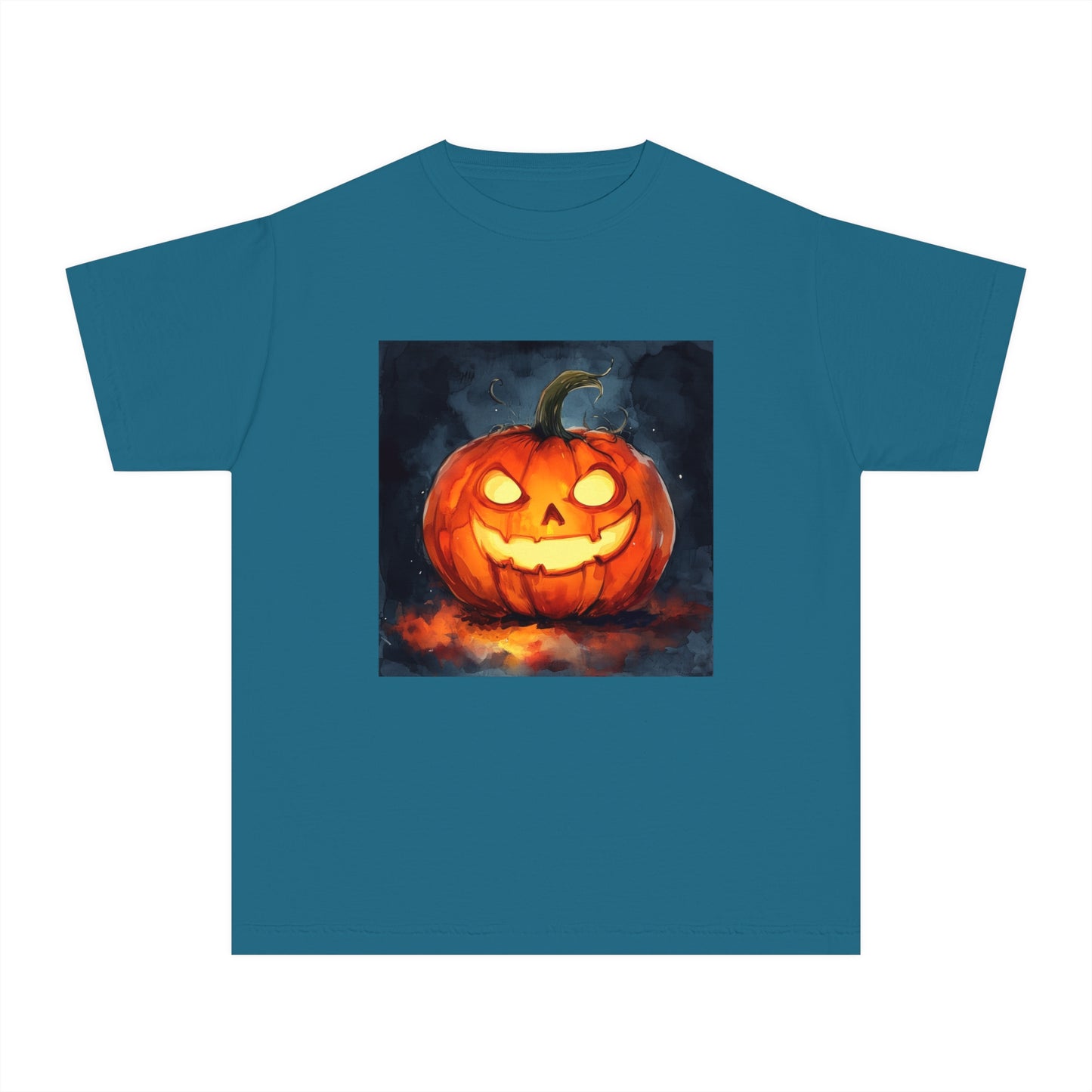 Cute Creepy Jack o' Lantern Youth Midweight Tee