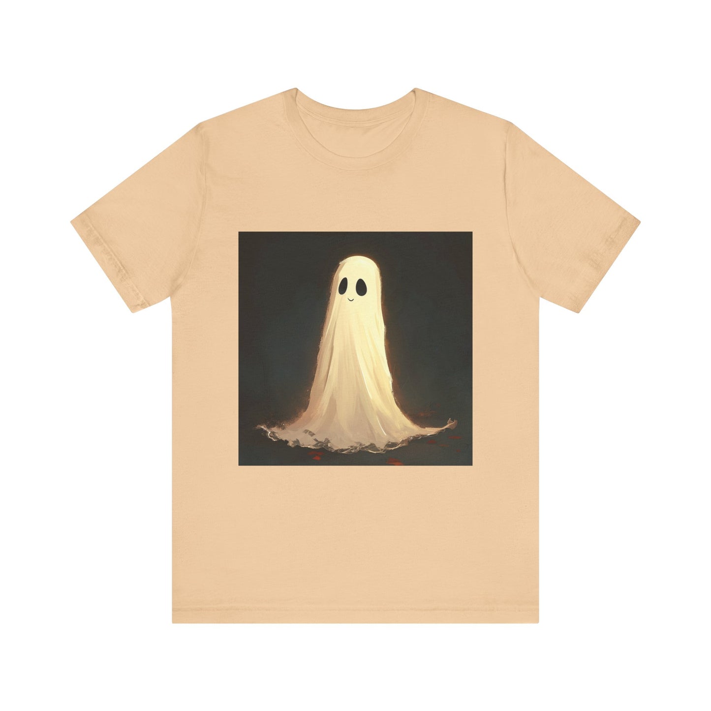 Happy Spooky Ghost Unisex Jersey Short Sleeve Tee