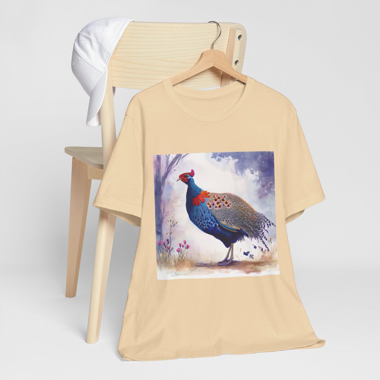 Cute Guinea Fowl Unisex Jersey Short Sleeve Tee