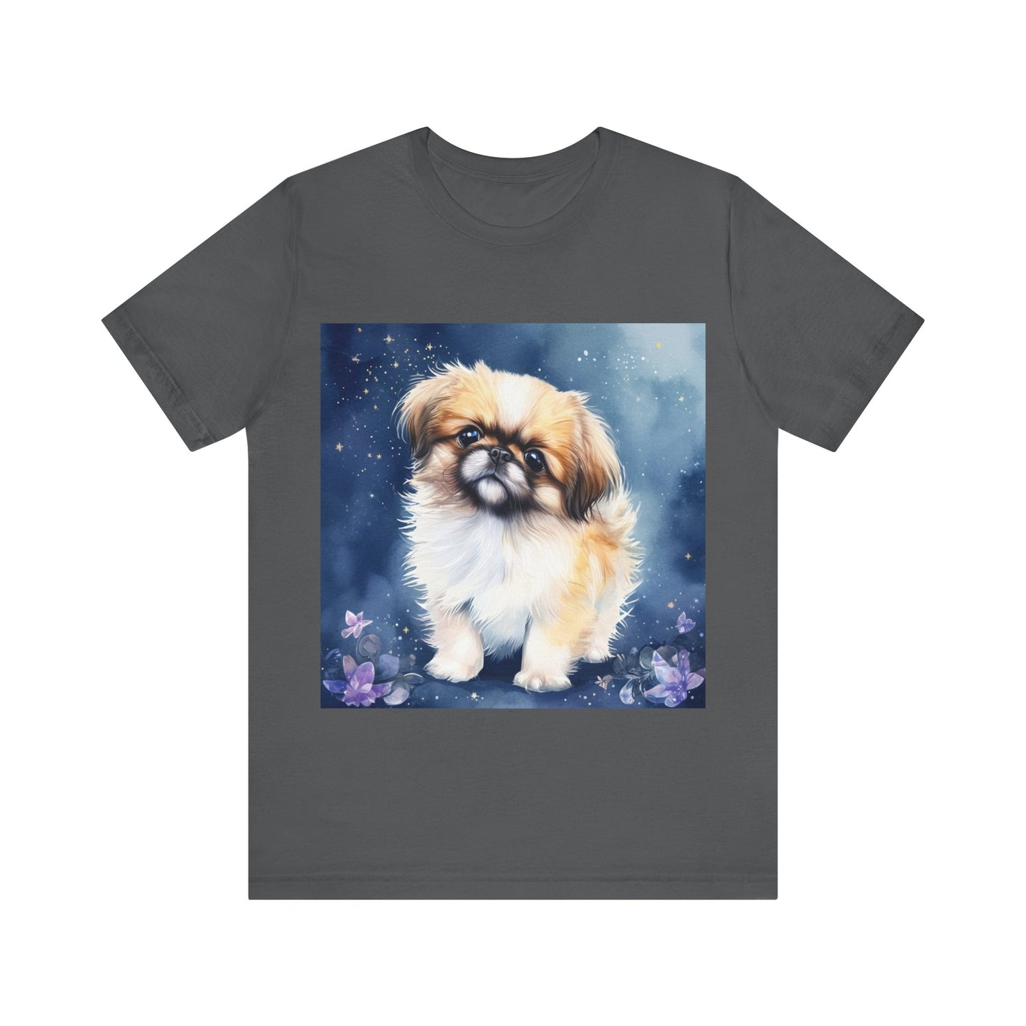 Pekinese Puppy Unisex Jersey Short Sleeve Tee