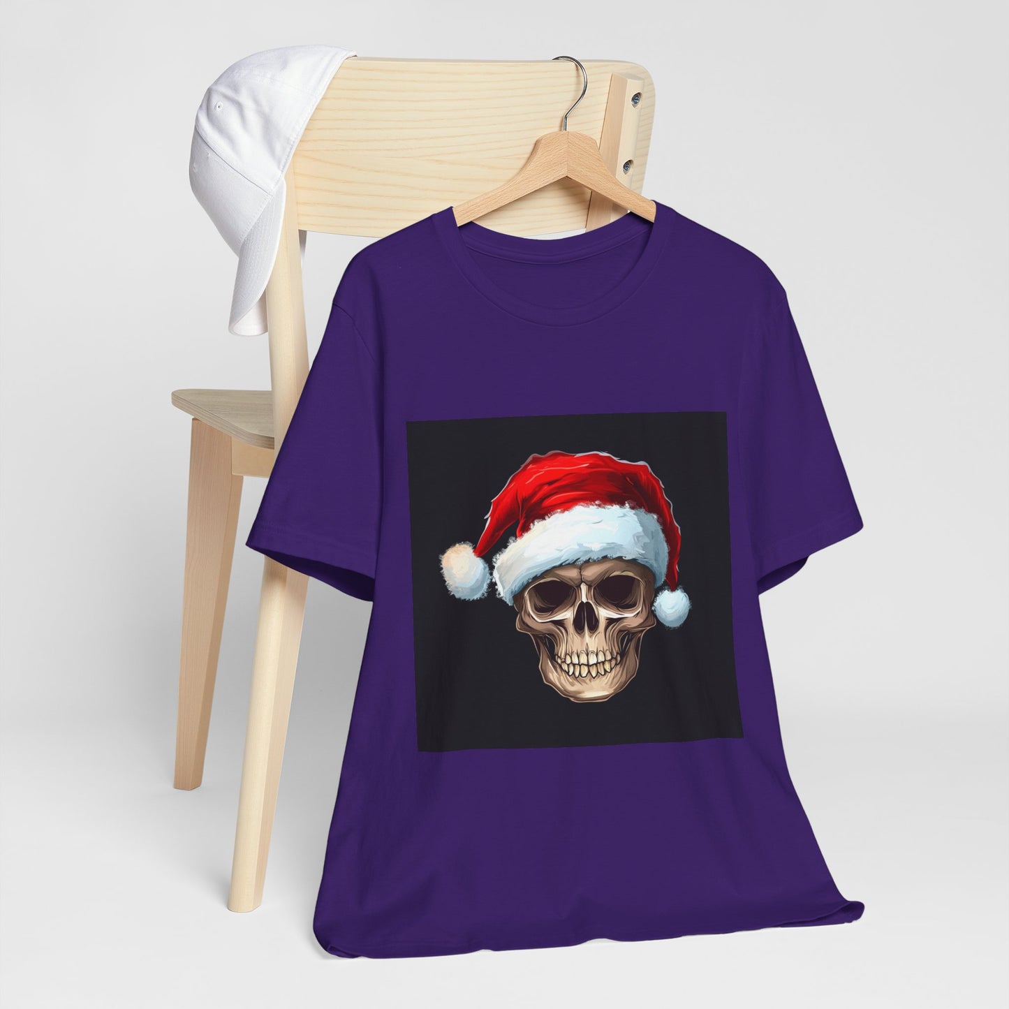 Santa Hat Skull Unisex Jersey Tee