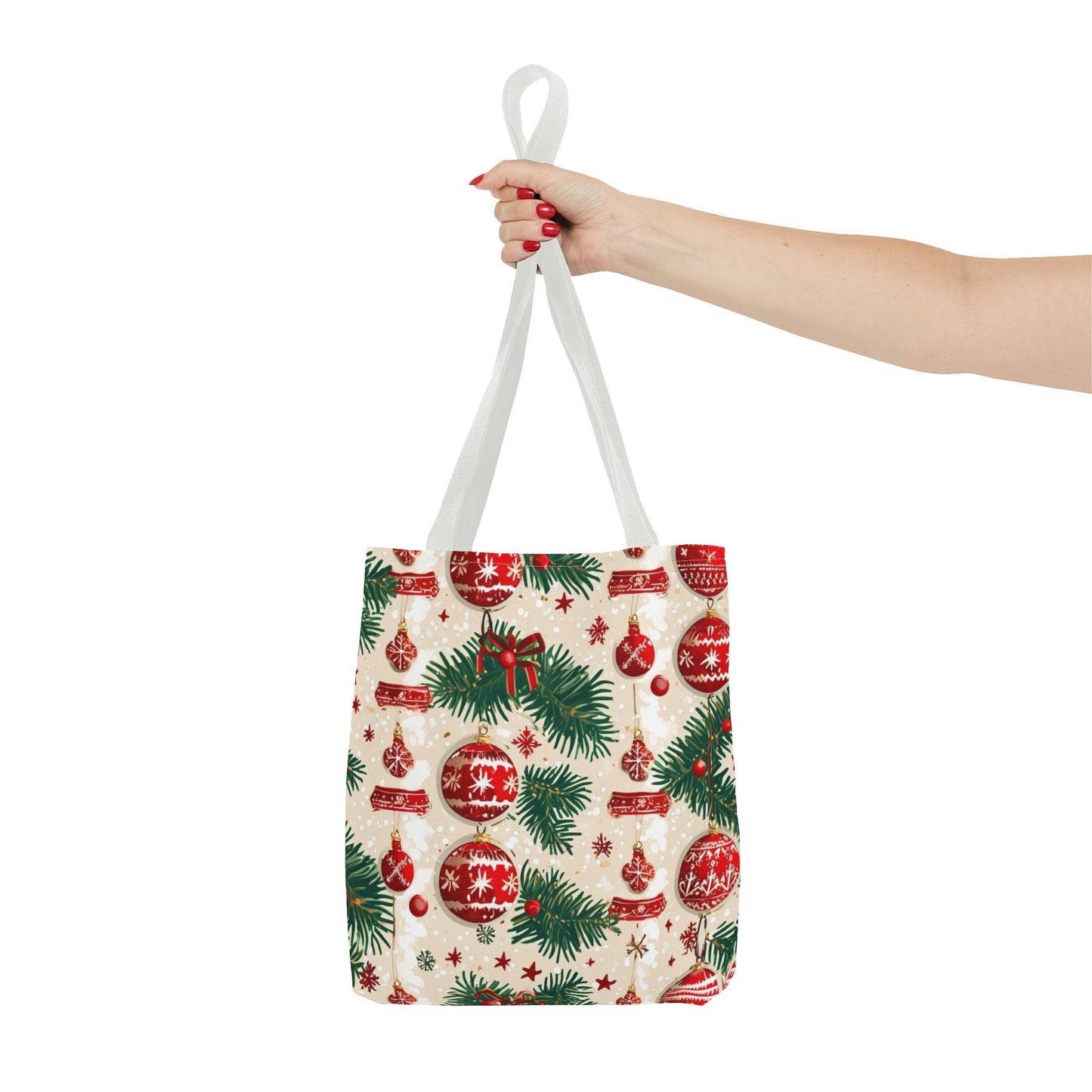 Garland Ornament Pattern Tote Bag (AOP)