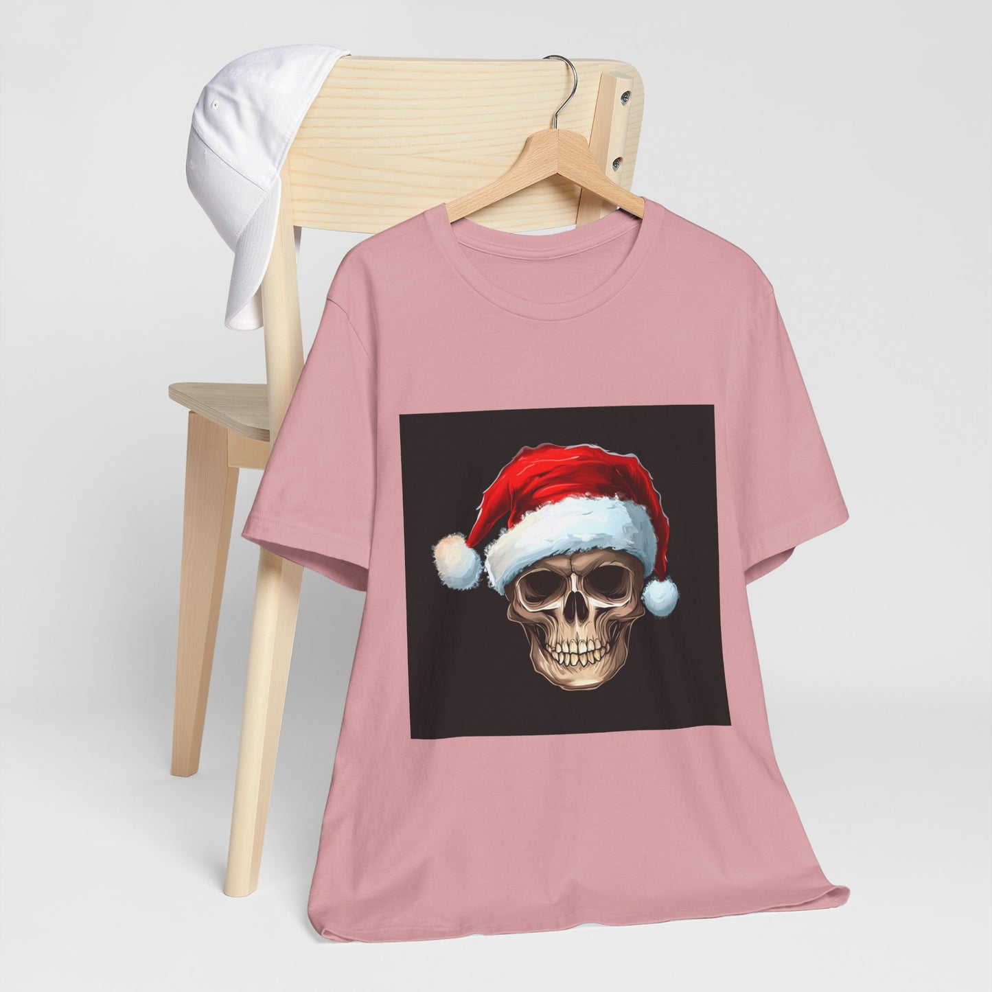 Santa Hat Skull Unisex Jersey Tee