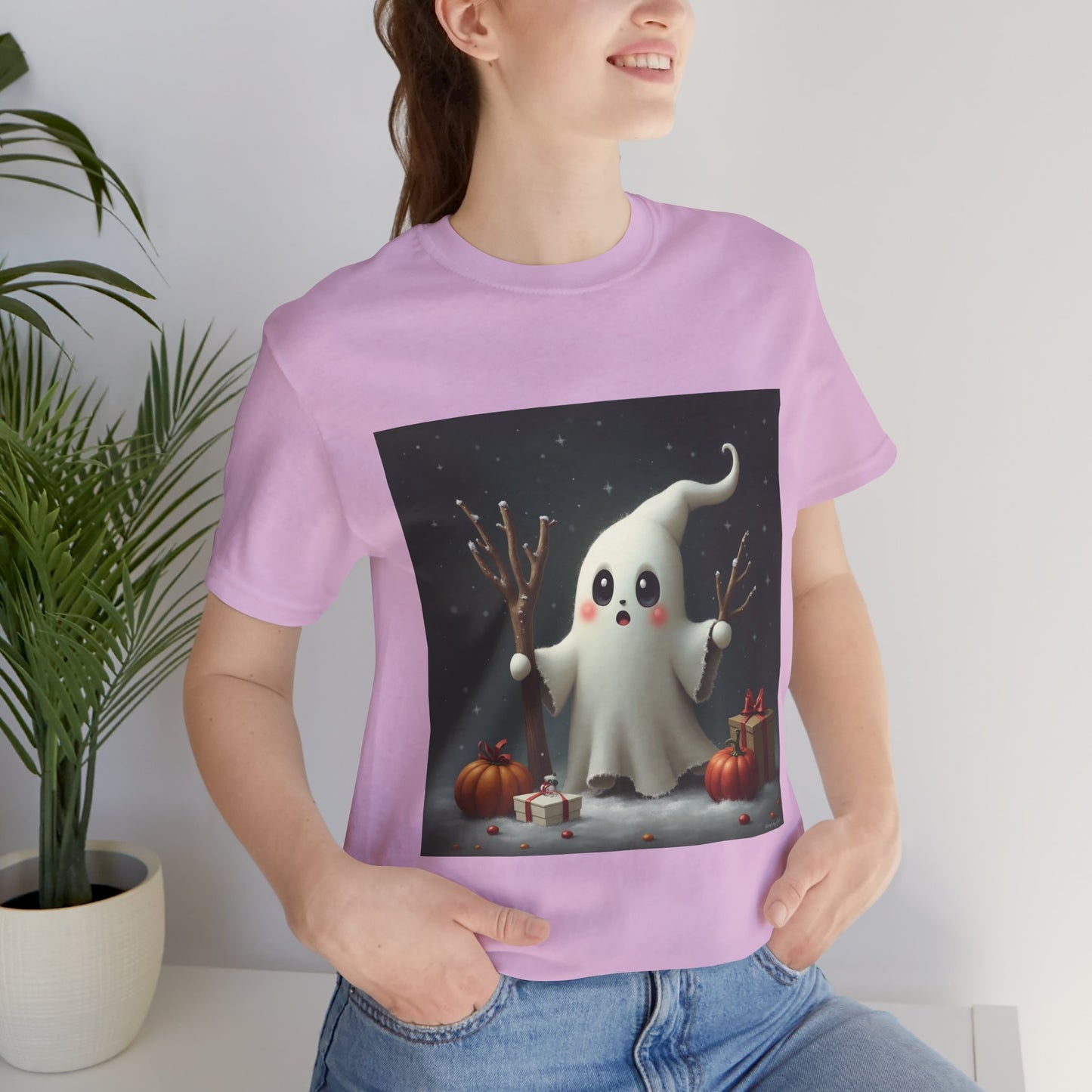 Holiday Decor Ghost Unisex Jersey Tee