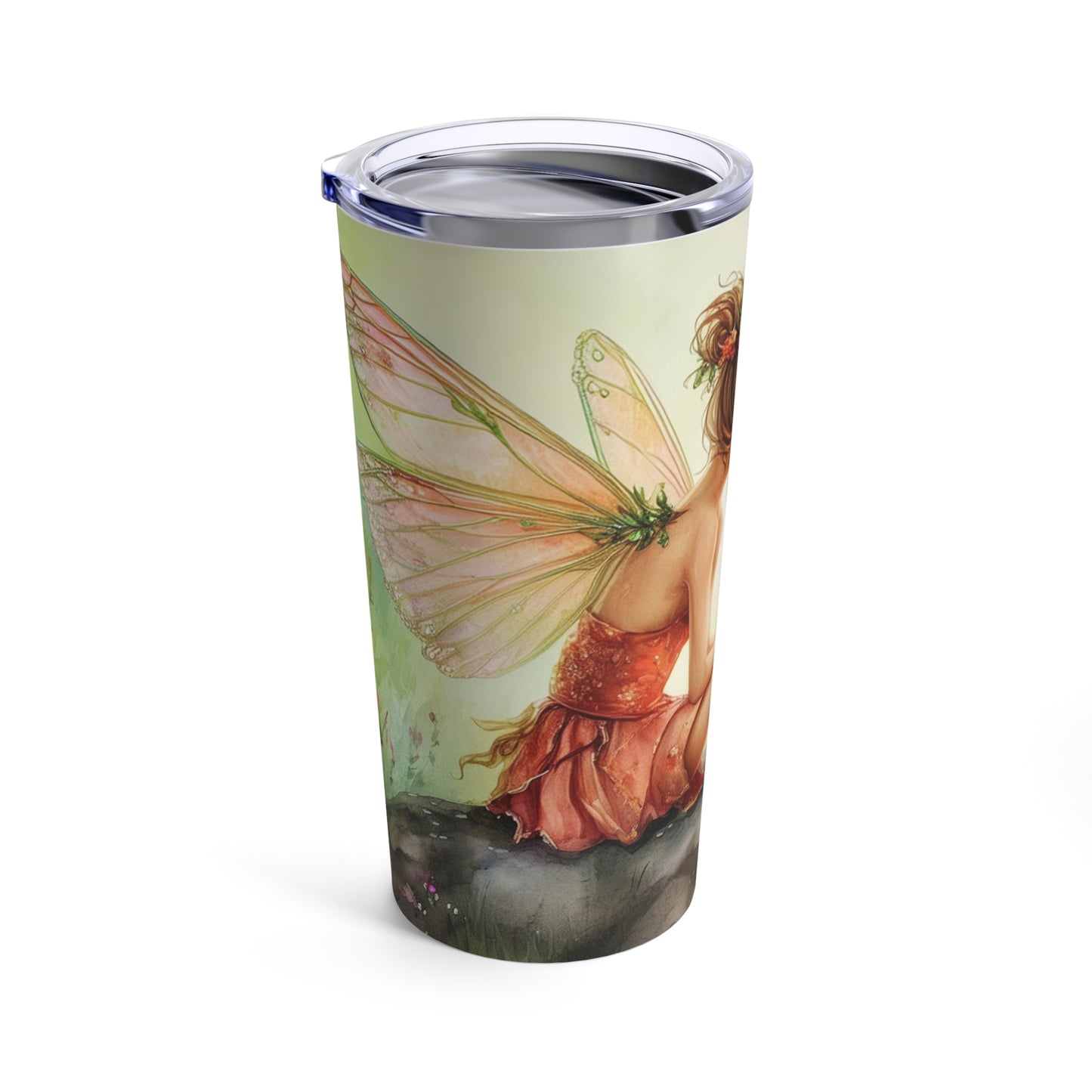 Garden Fairy and Ladybug Tumbler 20oz