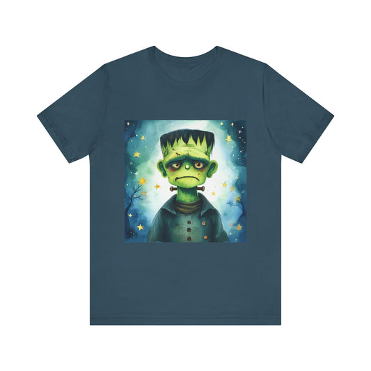 Cute Frankenstein Monster Unisex Jersey Short Sleeve Tee