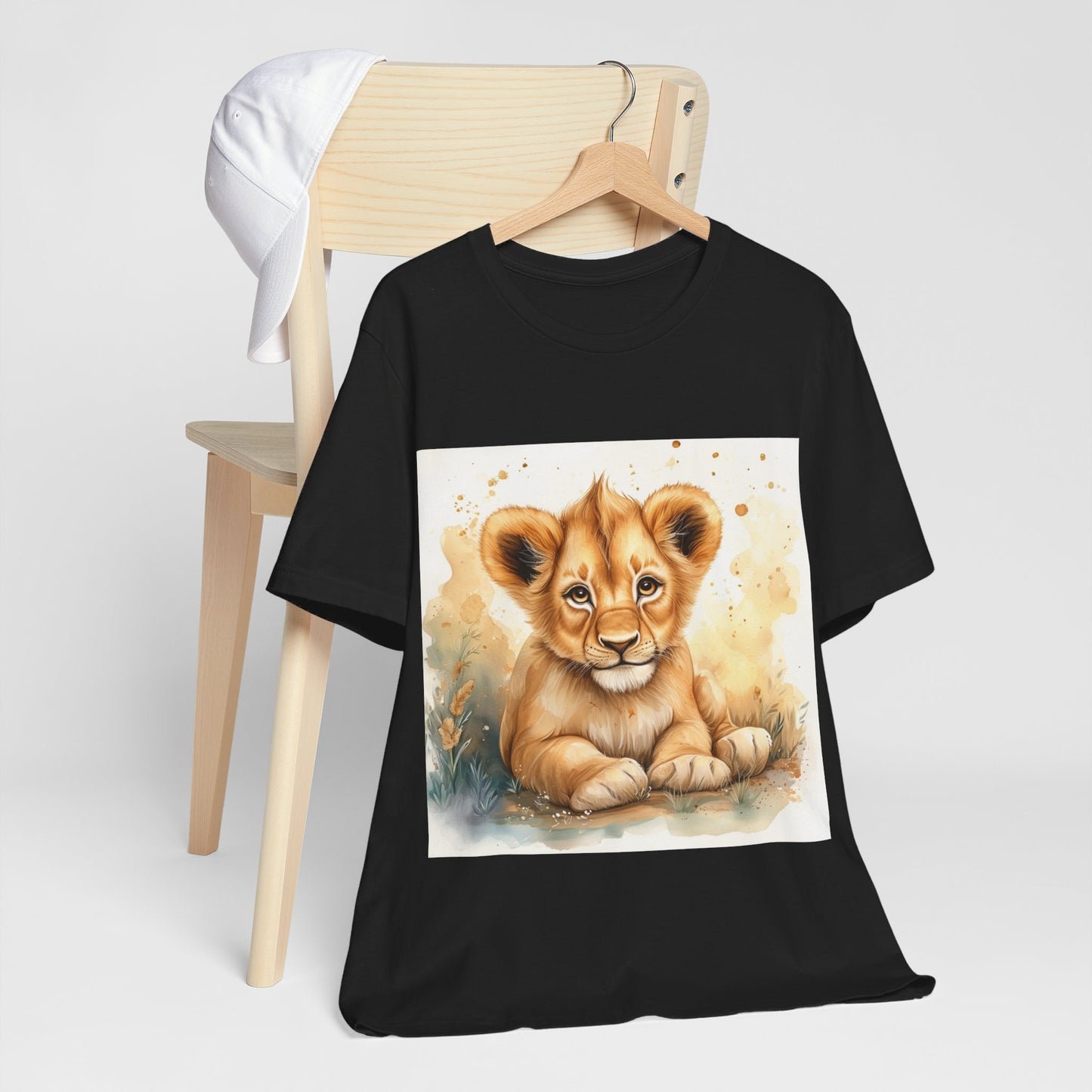 Cute Lion Cub Unisex Jersey Short Sleeve Tee