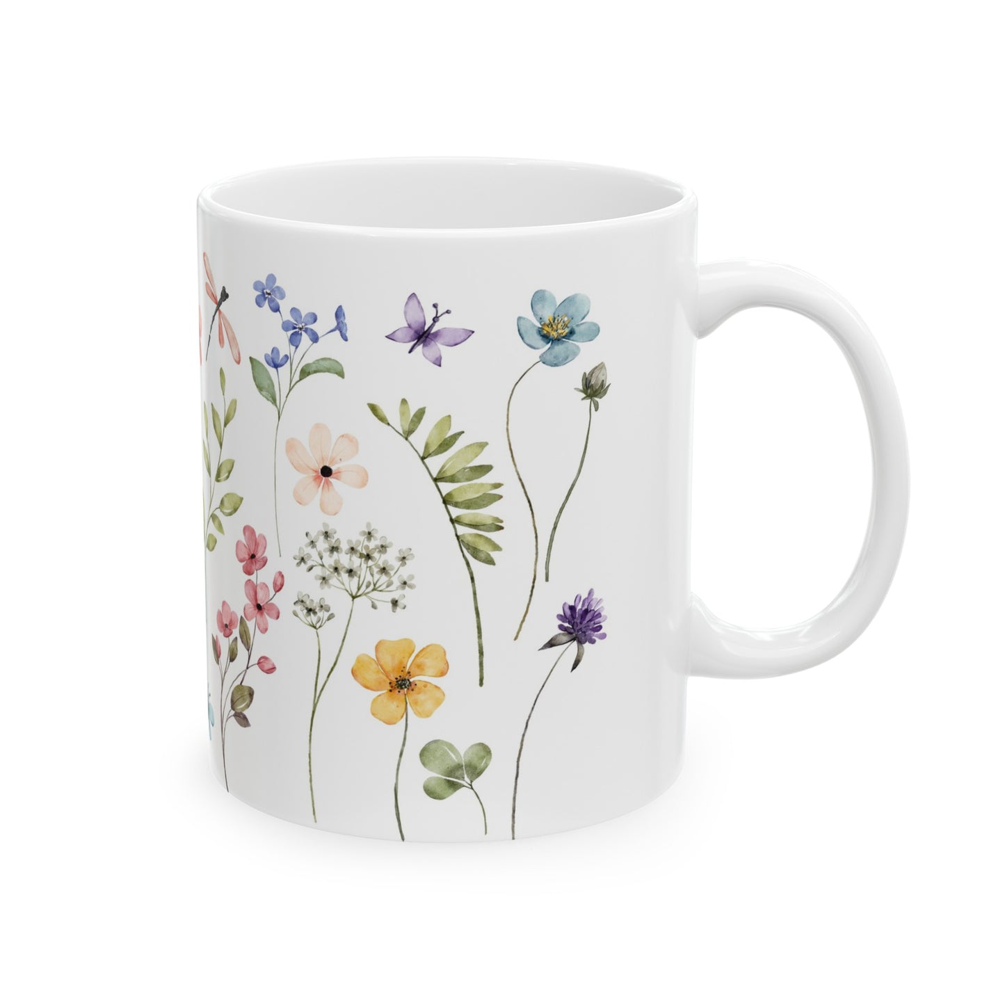 Wildflower Ceramic Mug, 11oz