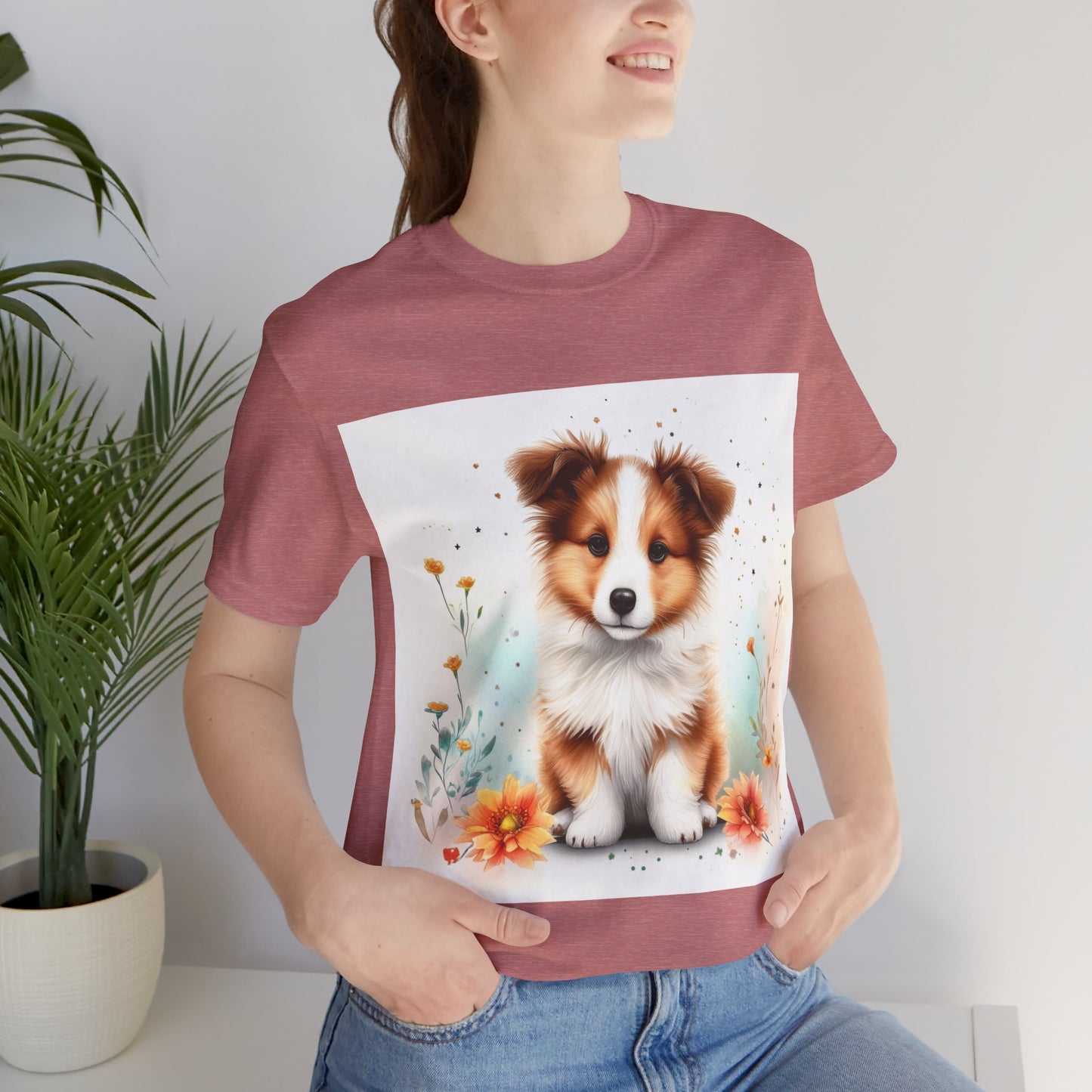 Shetland Sheepdog Unisex Jersey Short Sleeve Tee