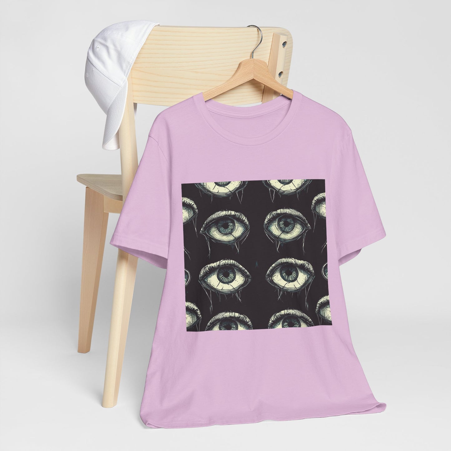 Spooky Eye Pattern Unisex Jersey Short Sleeve Tee