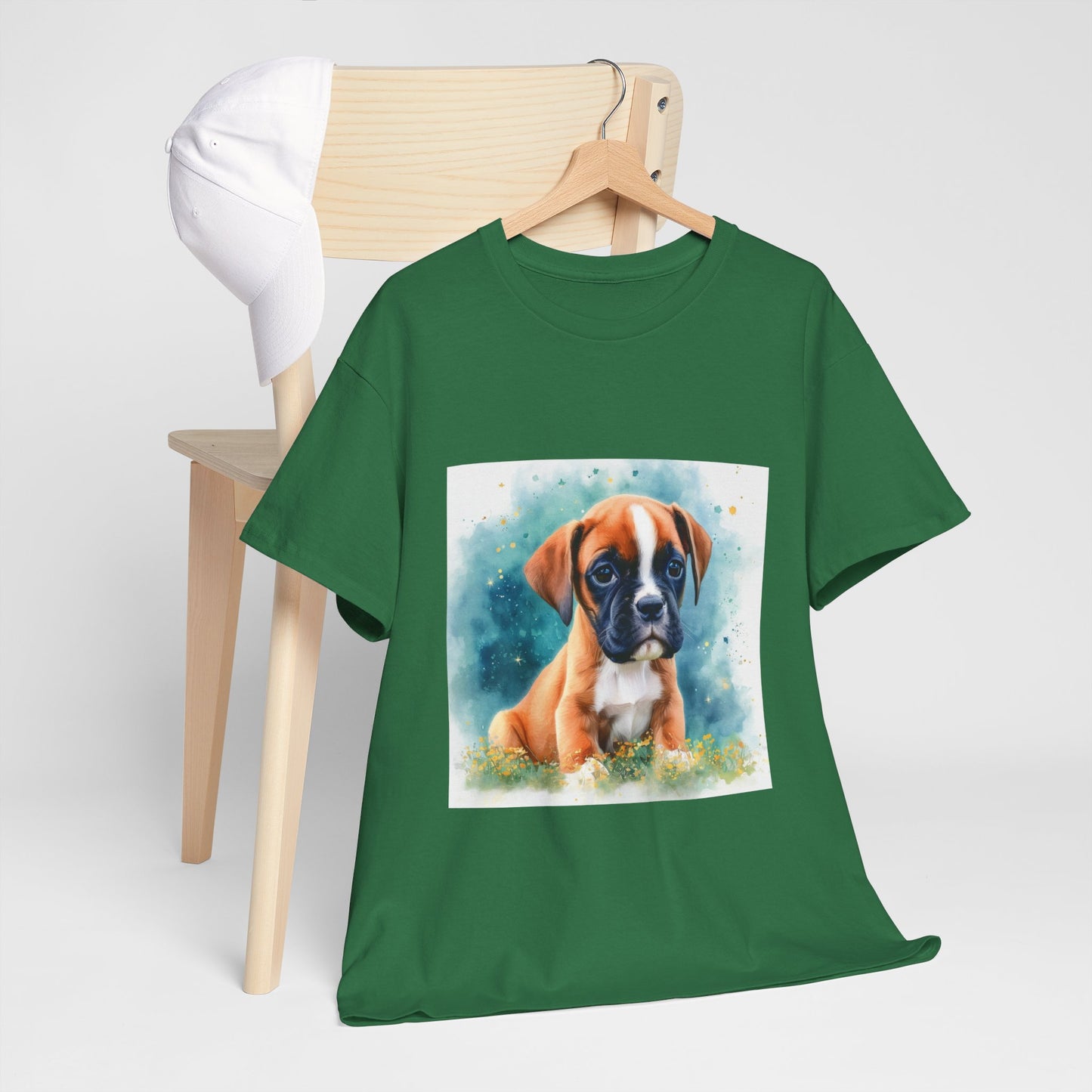 Boxer Puppy Unisex Heavy Cotton Tee