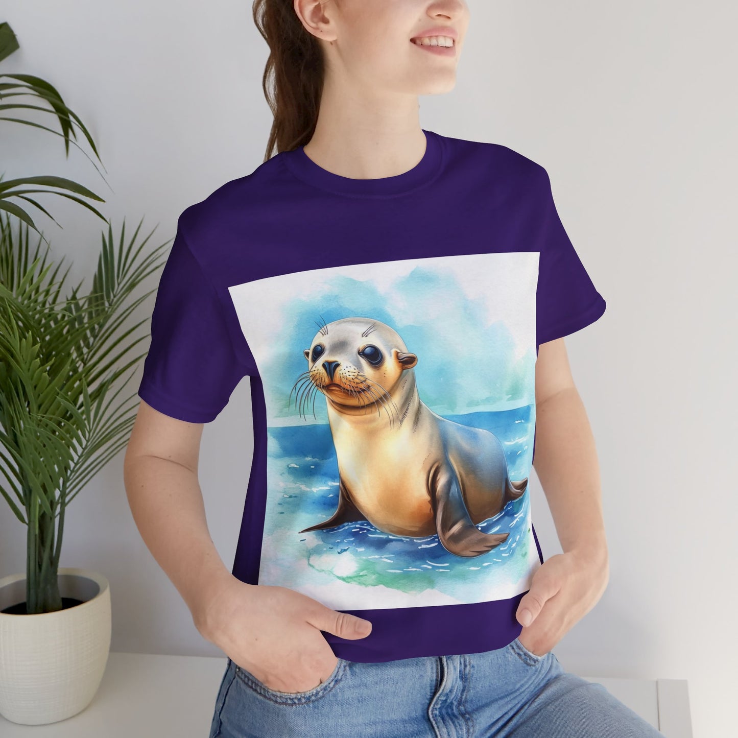 Baby Sea Lion Unisex Jersey Short Sleeve Tee