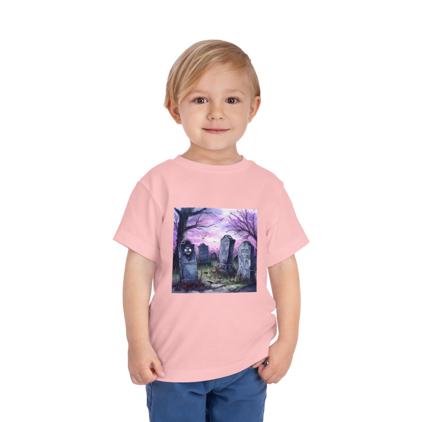 Purple Graveyard Toddler Short Sleeve Tee