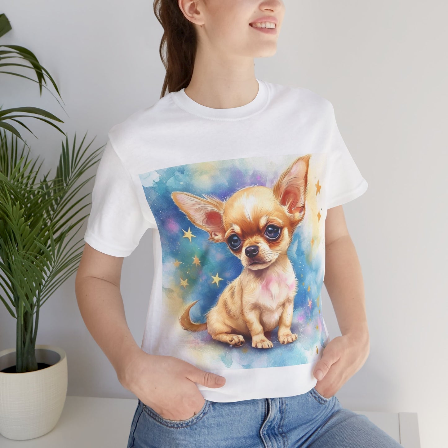 Cute Chihuahua Unisex Jersey Short Sleeve Tee