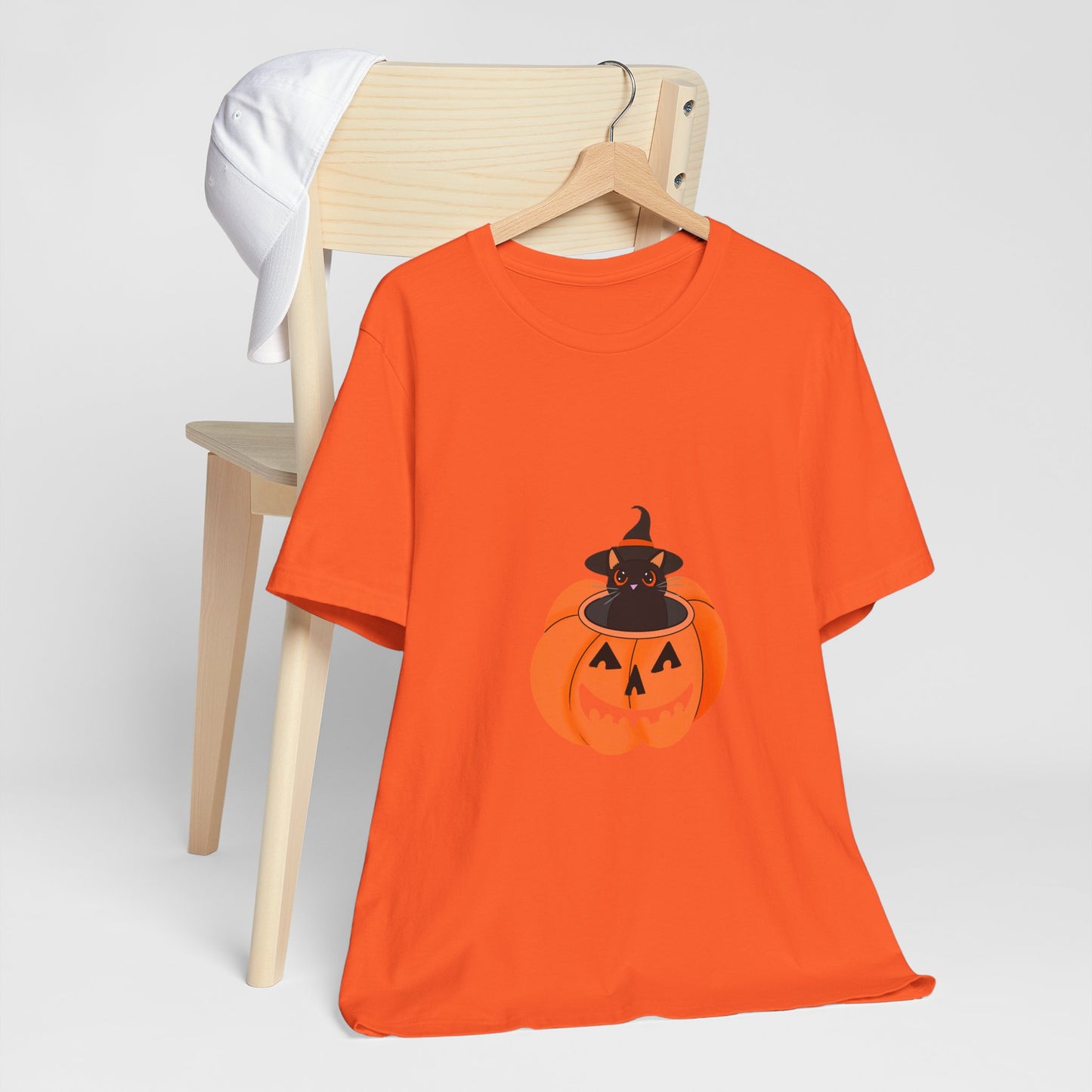 Cute Cat Halloween Unisex Jersey Short Sleeve Tee