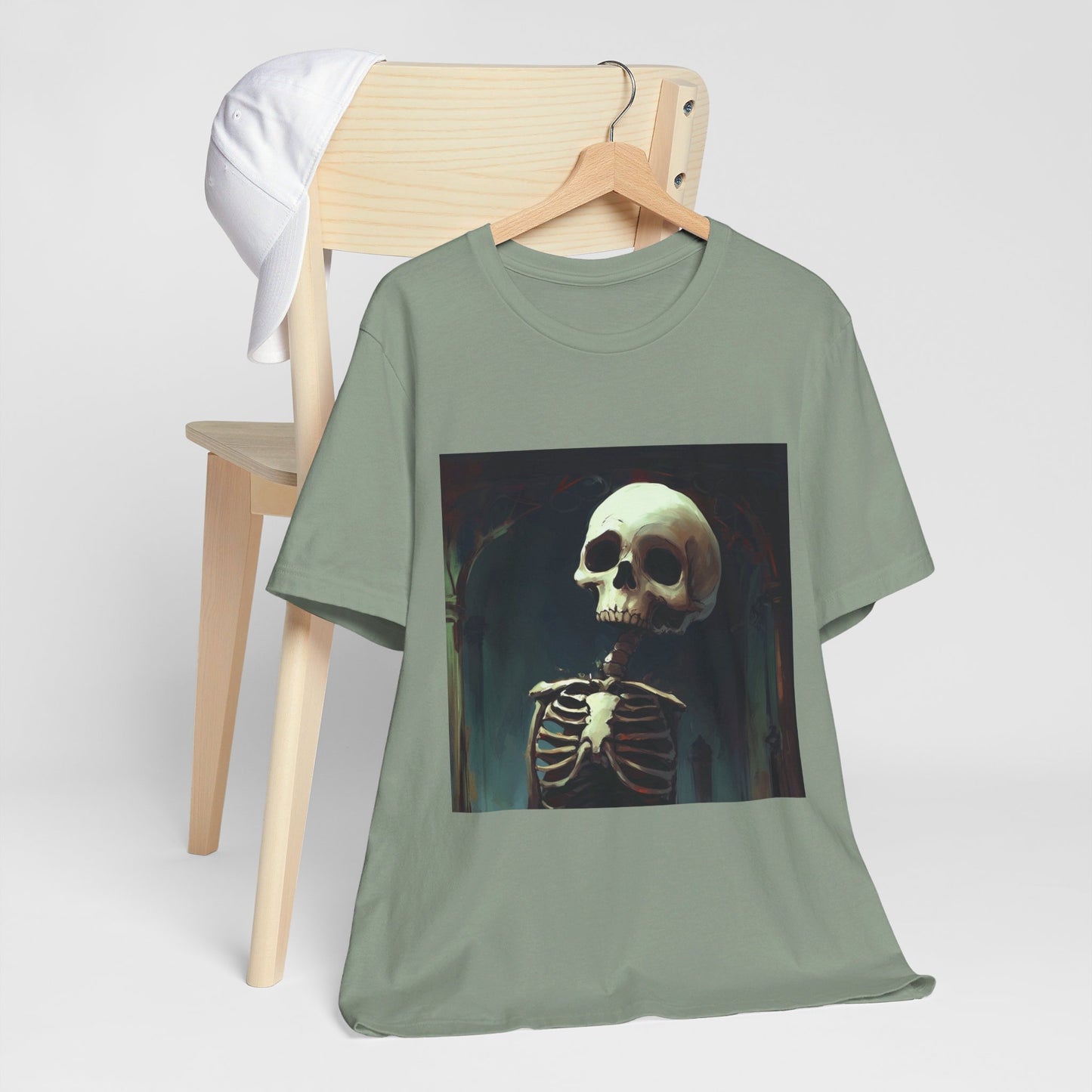 Scary Skeleton Unisex Jersey Short Sleeve Tee