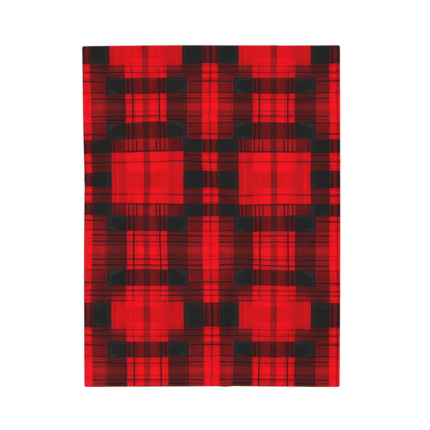 Cute Plaid Velveteen Plush Blanket