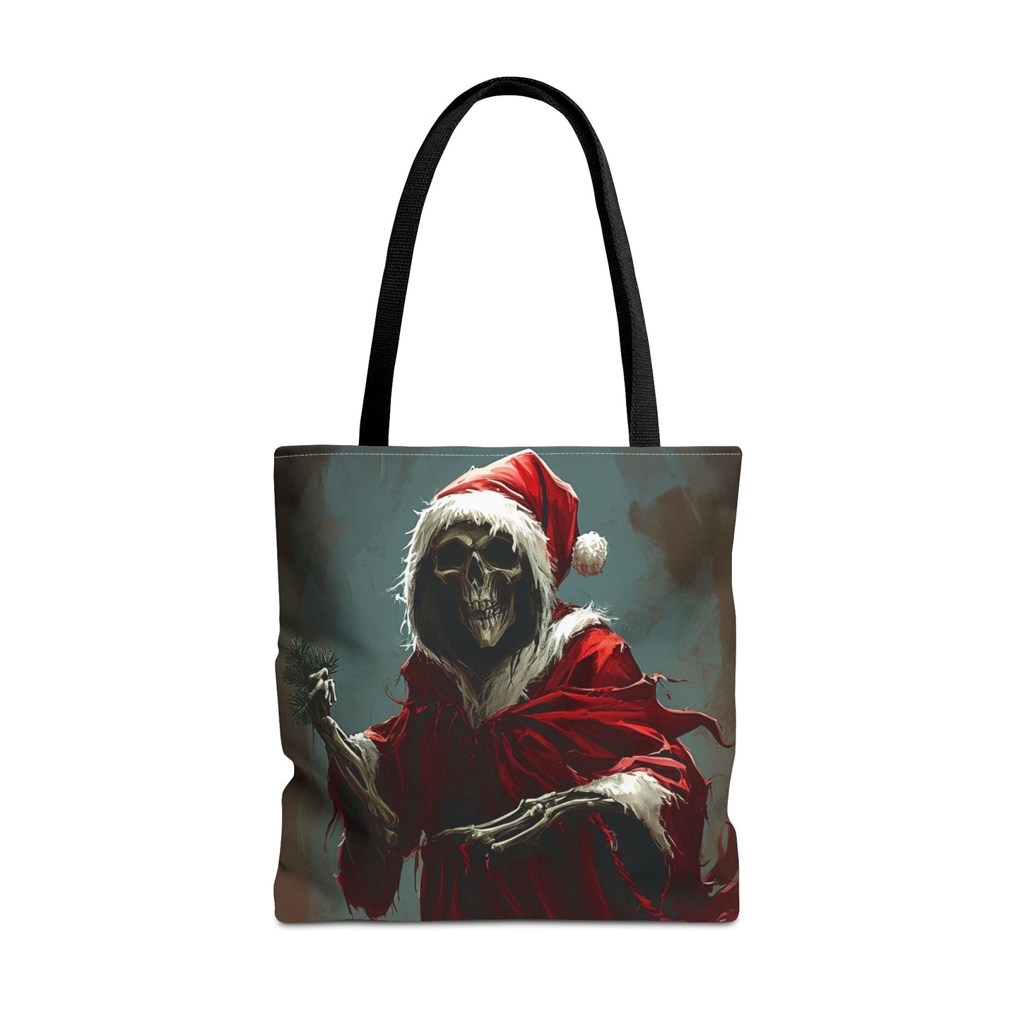 Santa Grim Reaper Tote Bag (AOP)