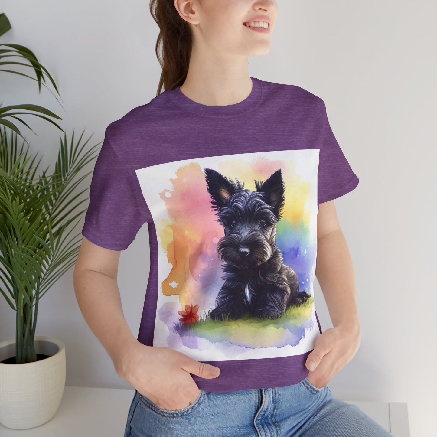 Scottish Terrier Unisex Jersey Short Sleeve Tee