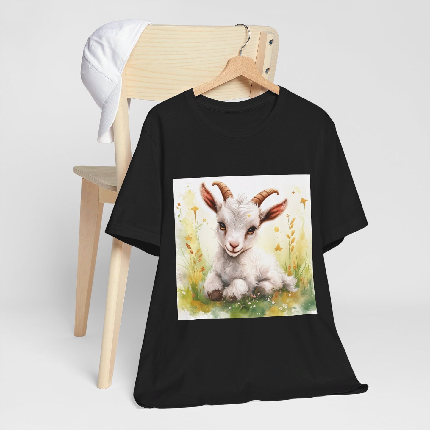 Cute Goat Unisex Jersey Short Sleeve Tee