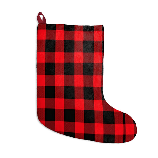 Red and Black Christmas Stockings