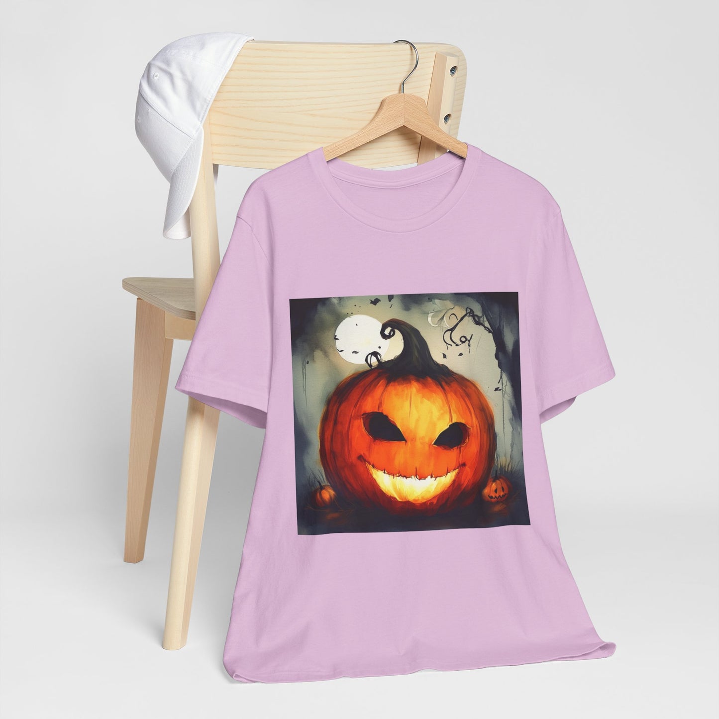 Spooky Jack o Lantern Unisex Jersey Short Sleeve Tee