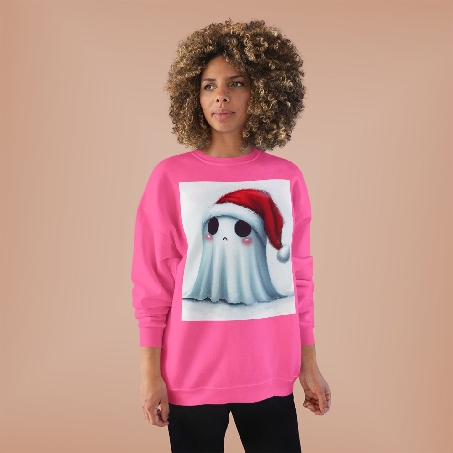 Holiday Ghost Unisex EcoSmart® Crewneck Sweatshirt