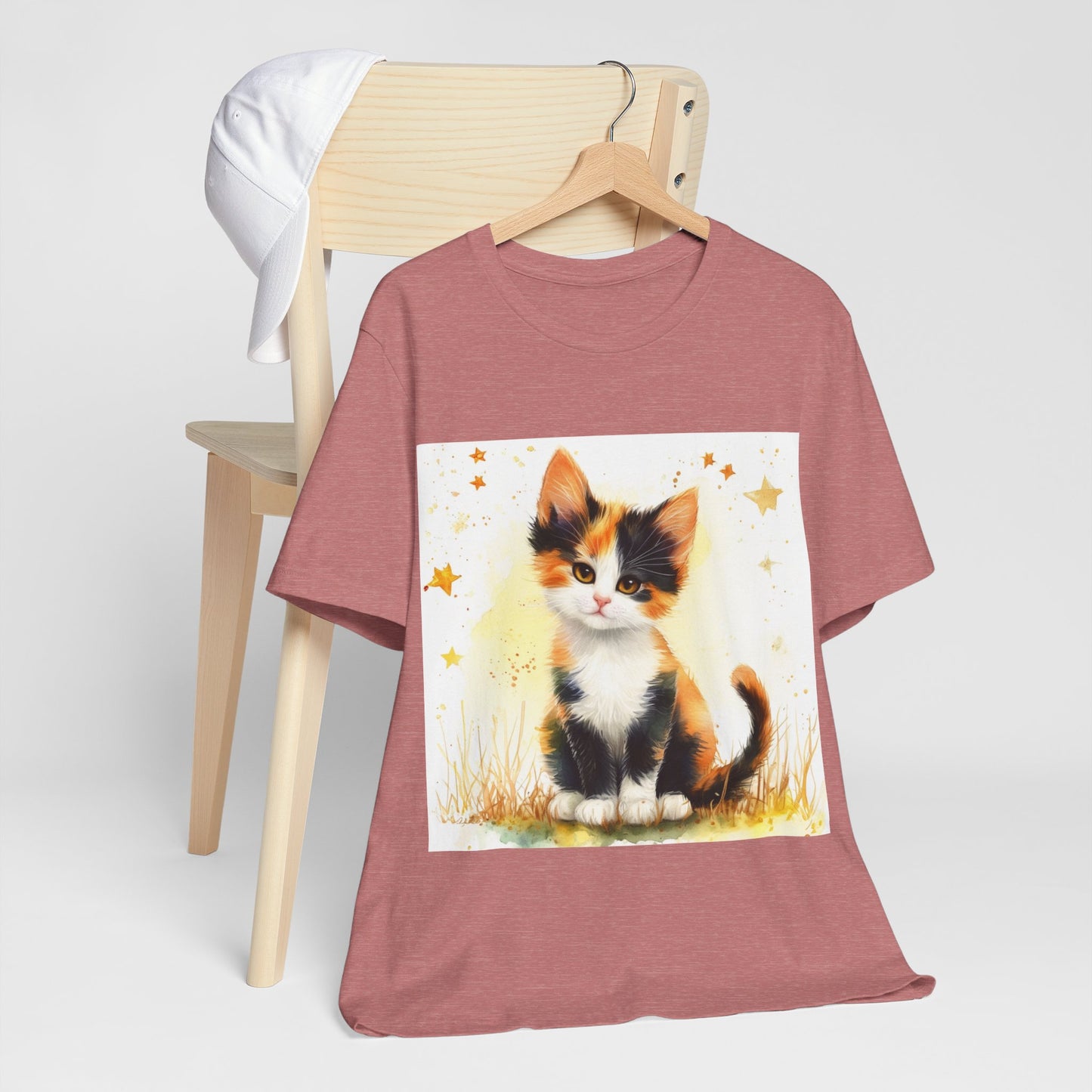 Cute Calico Kitten Unisex Jersey Short Sleeve Tee