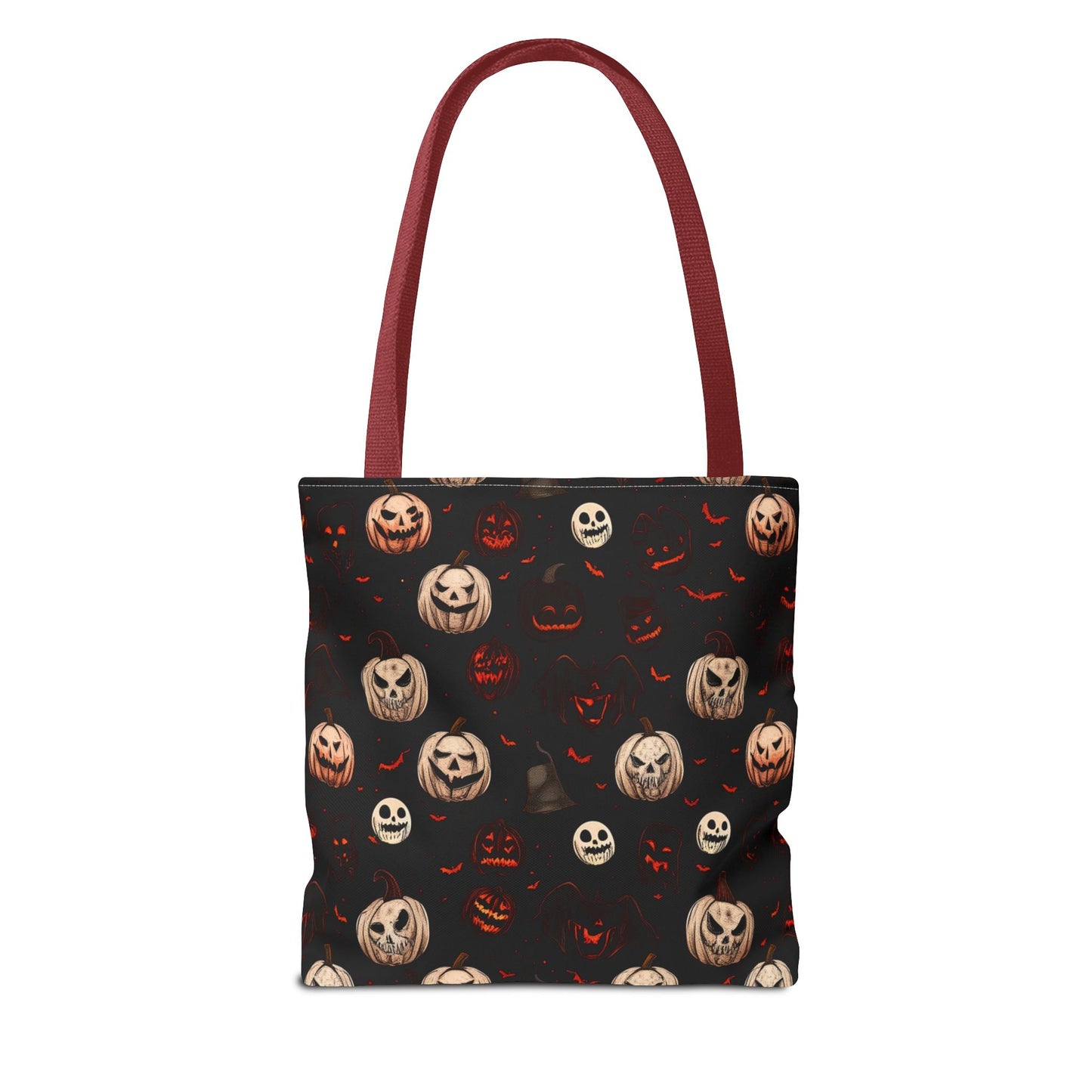 Spooky Halloween Pattern Tote Bag (AOP)