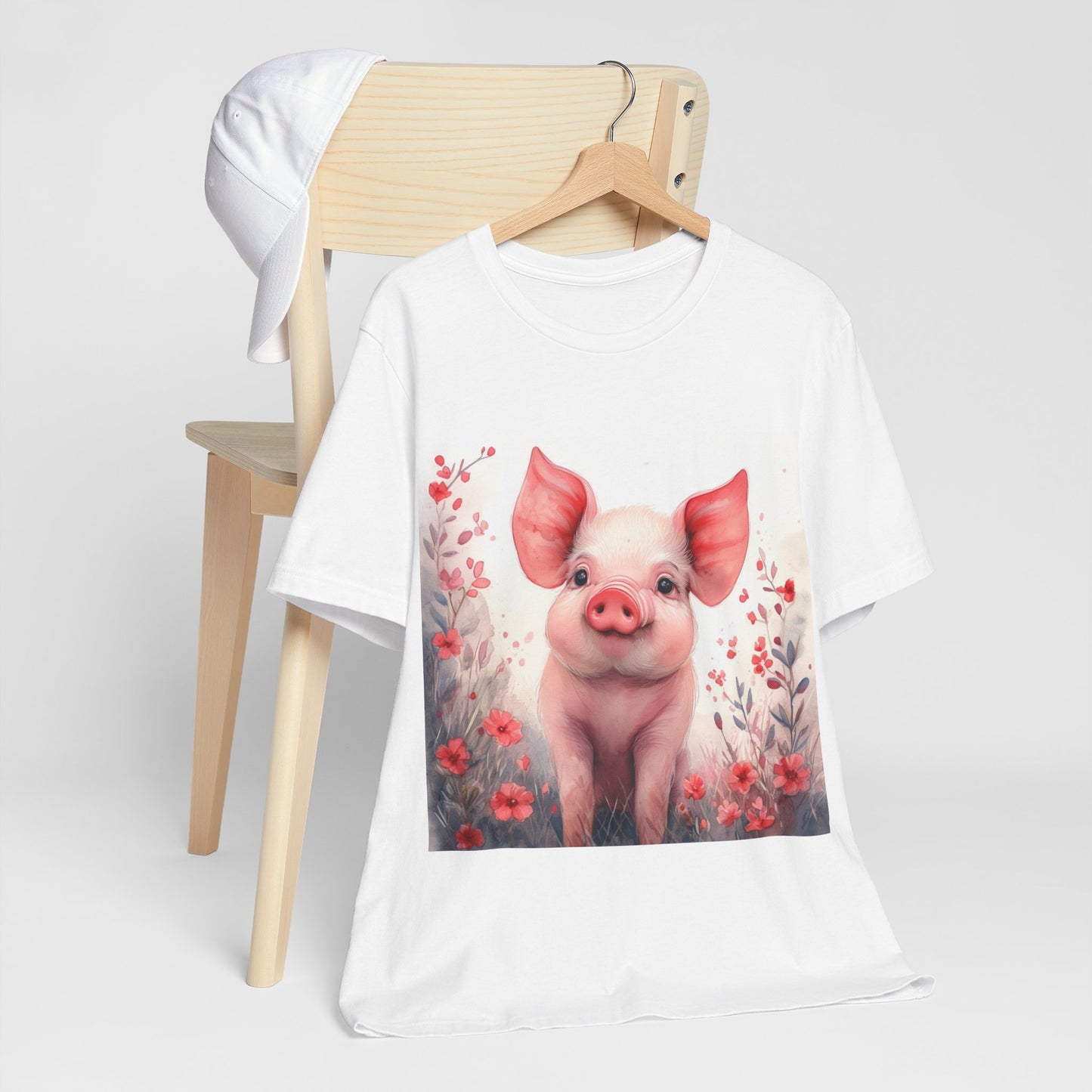 Cute Piglet Unisex Jersey Short Sleeve Tee