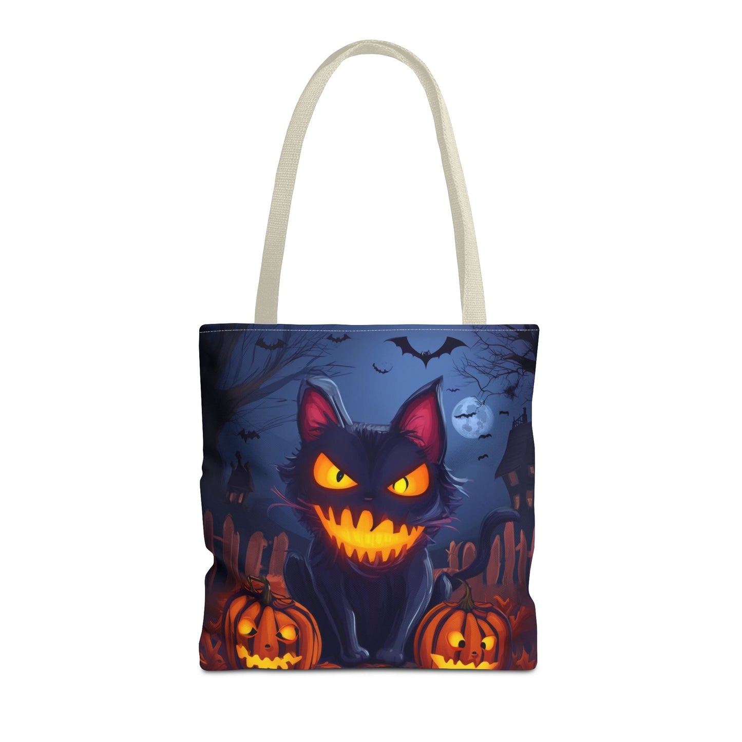 Spooky Cat Tote Bag (AOP)