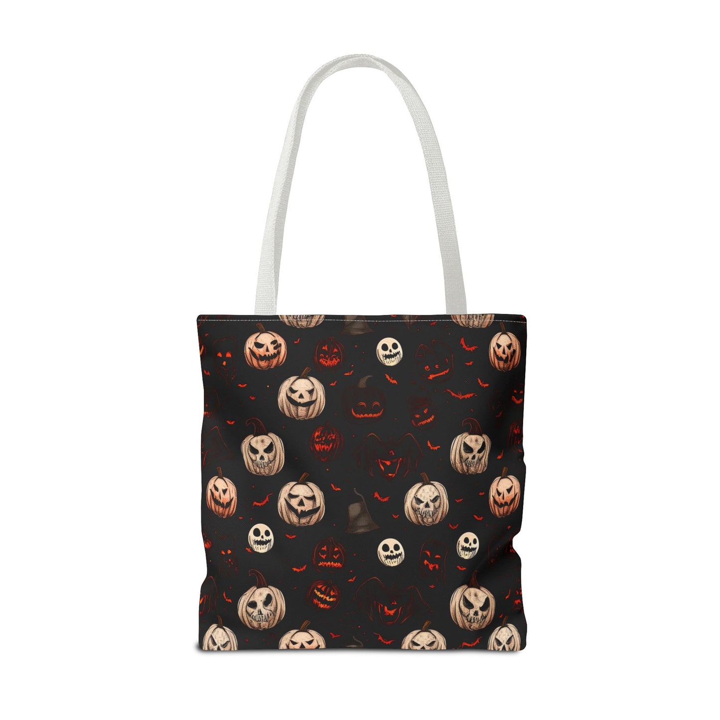 Spooky Halloween Pattern Tote Bag (AOP)