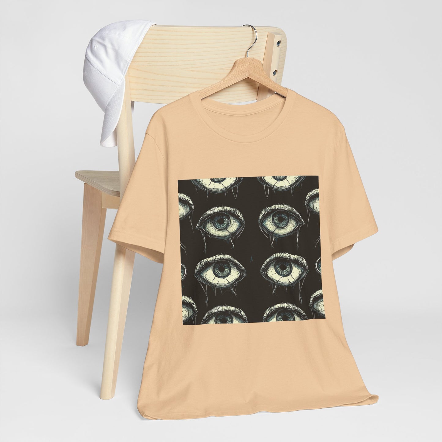 Spooky Eye Pattern Unisex Jersey Short Sleeve Tee