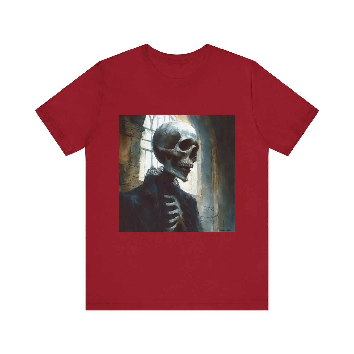 Victorian Skeleton Unisex Jersey Short Sleeve Tee