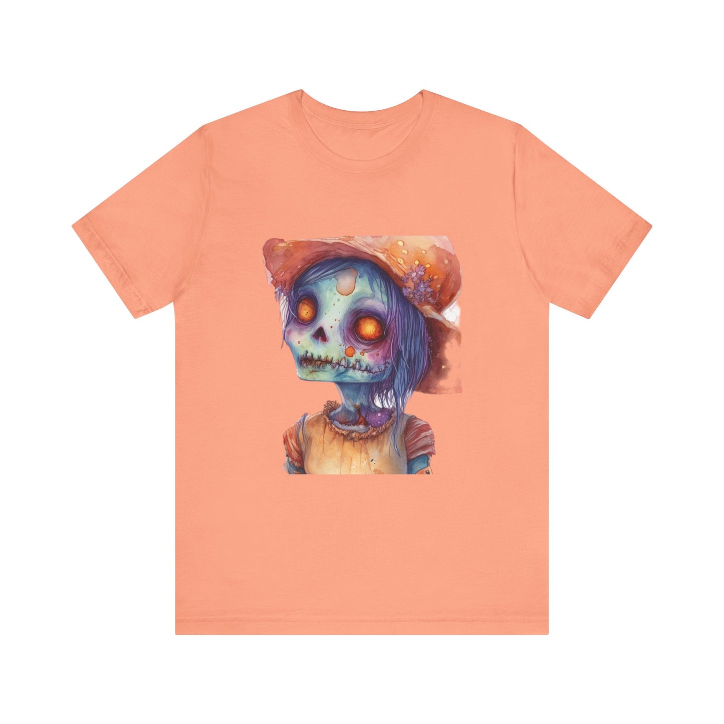 Cute Zombie Unisex Jersey Short Sleeve Tee