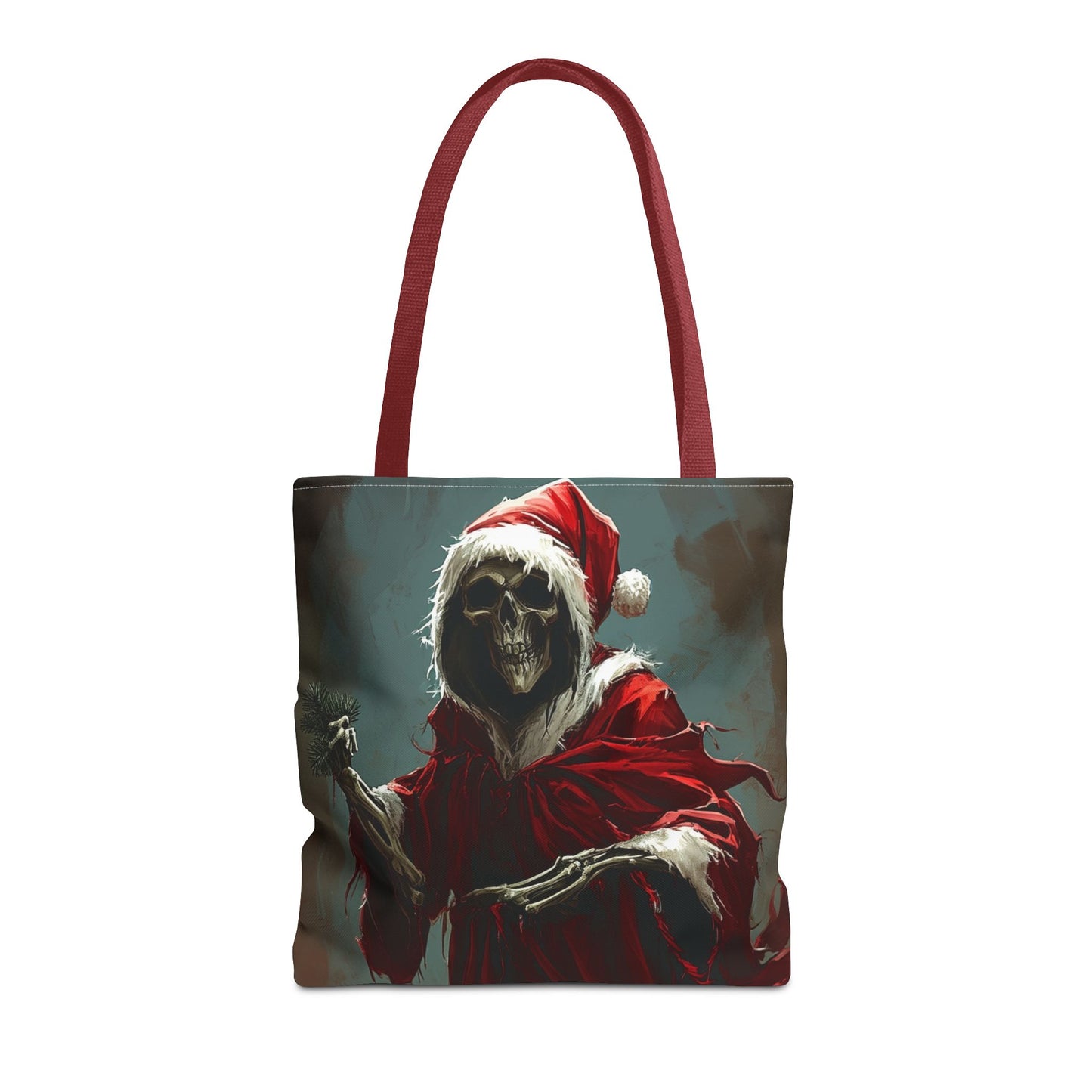 Santa Grim Reaper Tote Bag (AOP)