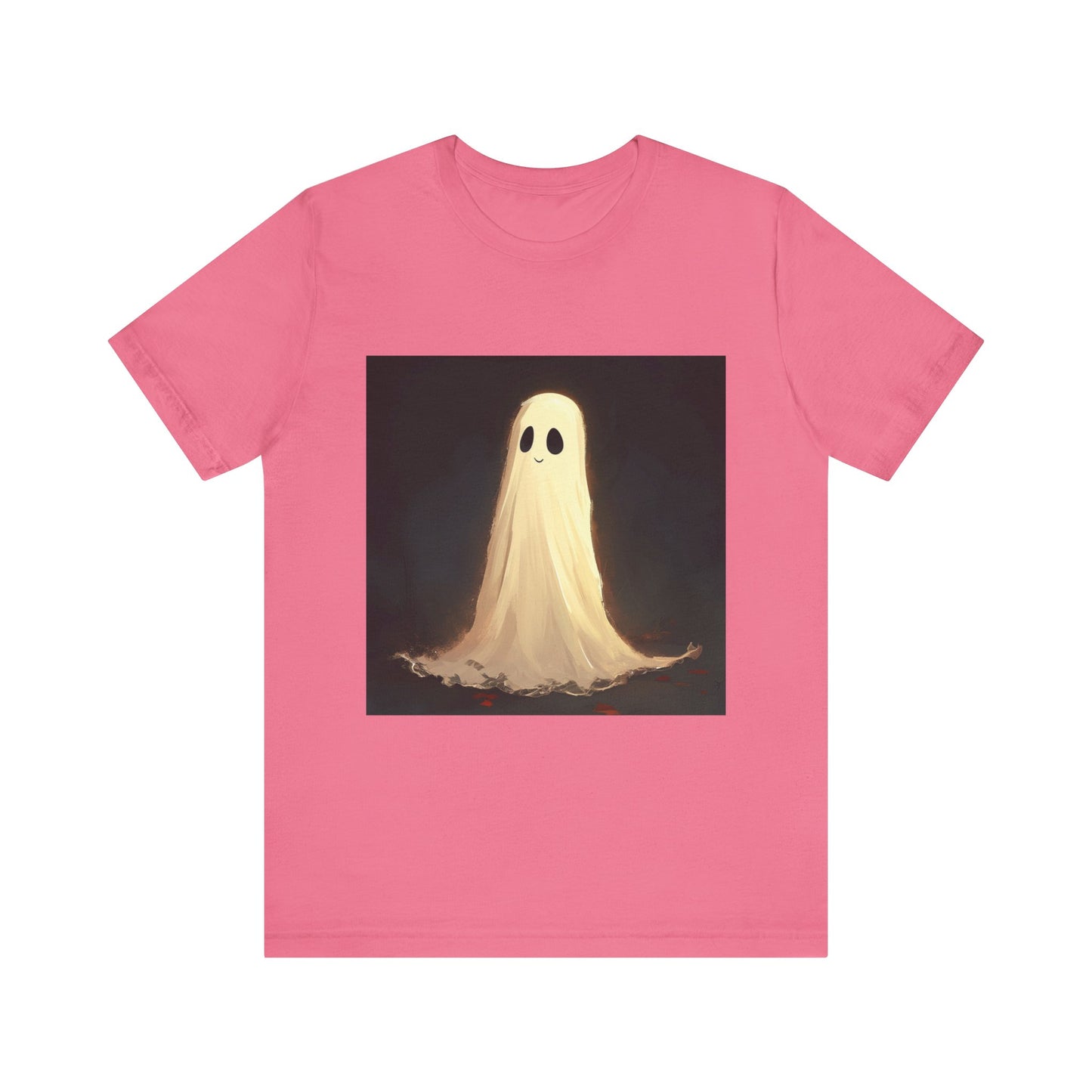 Happy Spooky Ghost Unisex Jersey Short Sleeve Tee